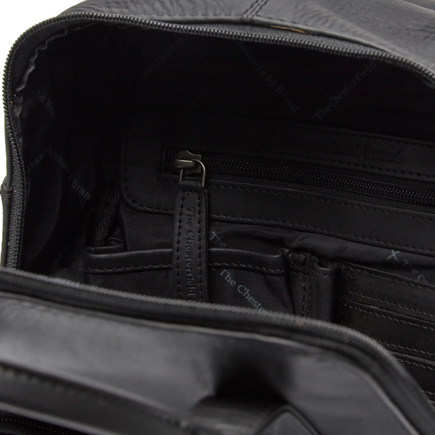 Leather Backpack Black Bellary - Image 3