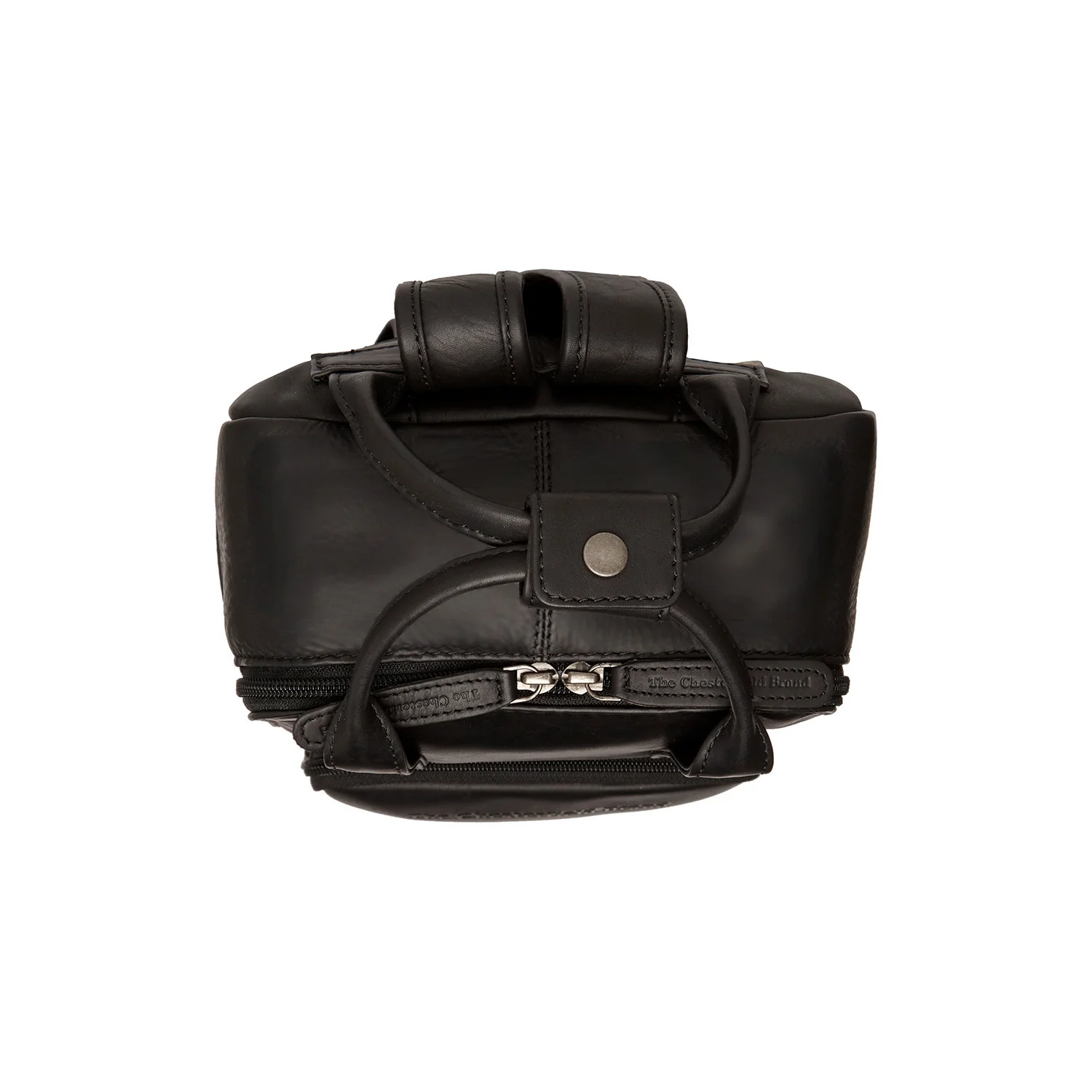Leather Backpack Black Bellary - Image 6