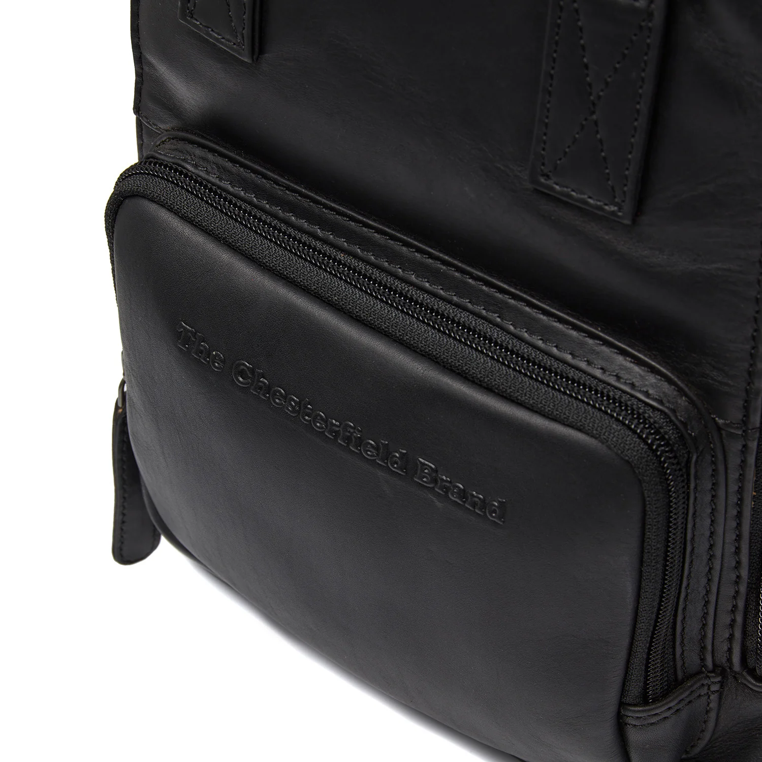 Leather Backpack Black Bellary - Image 7