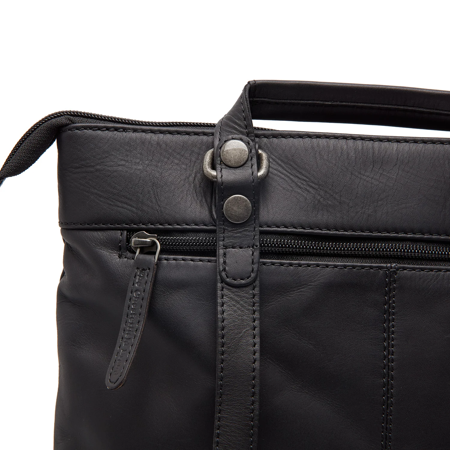 Leather Backpack Black Caldero - Image 3