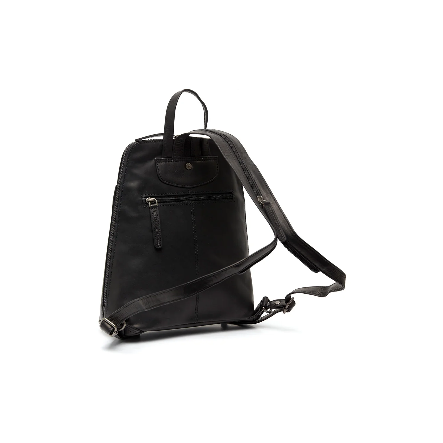 Leather Backpack Black Claire - Image 6