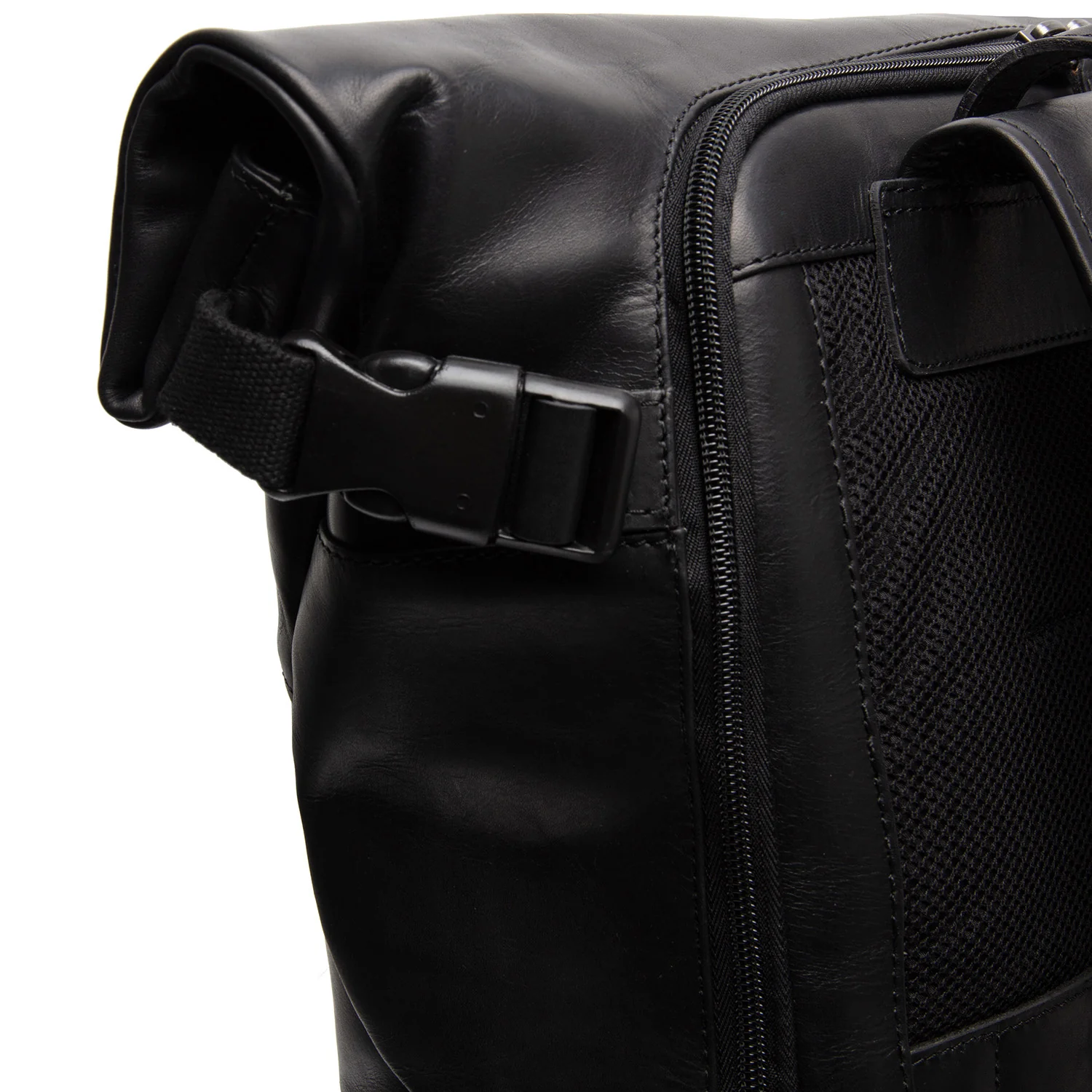 Leather Backpack Black Liverpool - Image 5