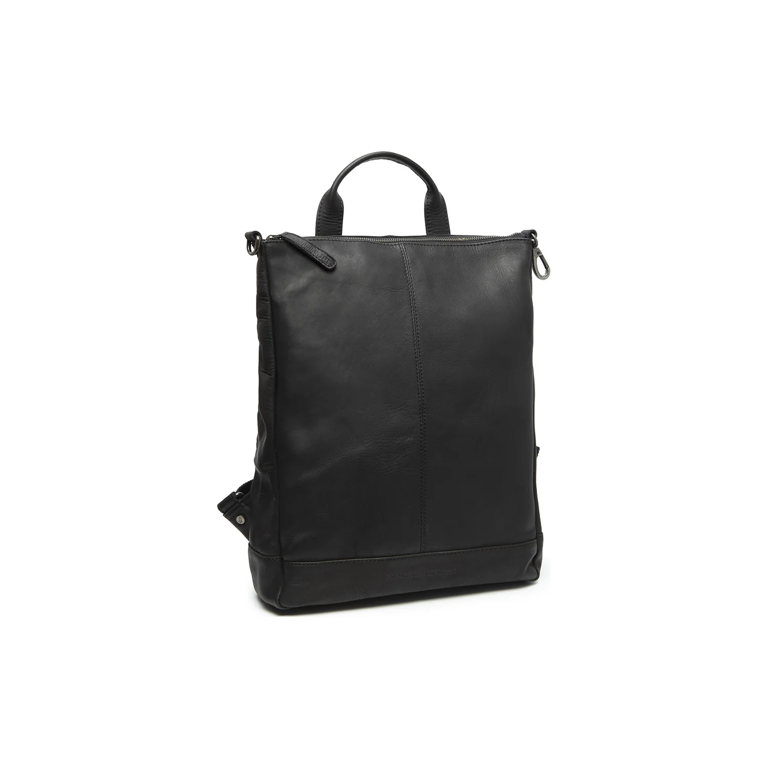 Leather Backpack Black Manchester - Image 4
