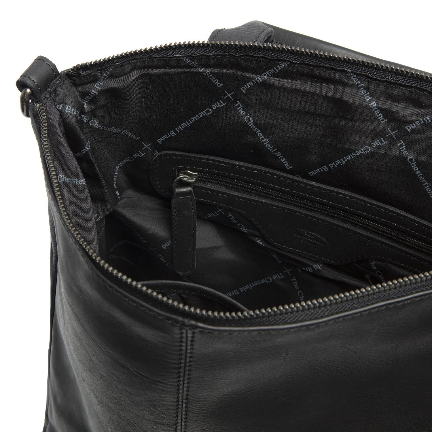 Leather Backpack Black Manchester - Image 5