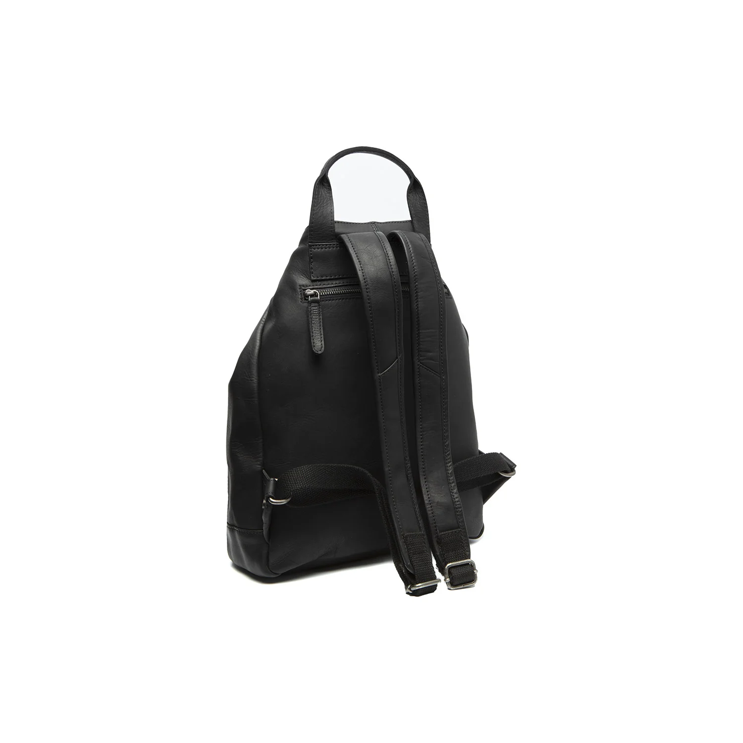 Leather Backpack Black Manchester - Image 8