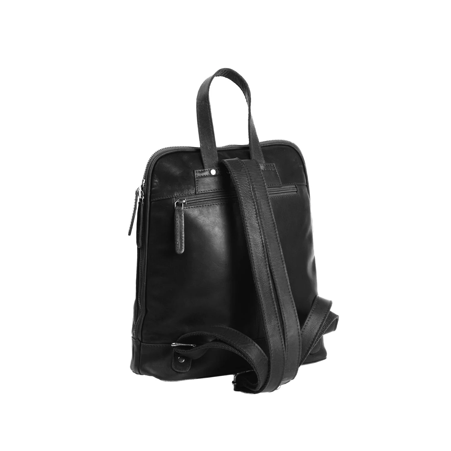 Leather Backpack Black Naomi - Image 5