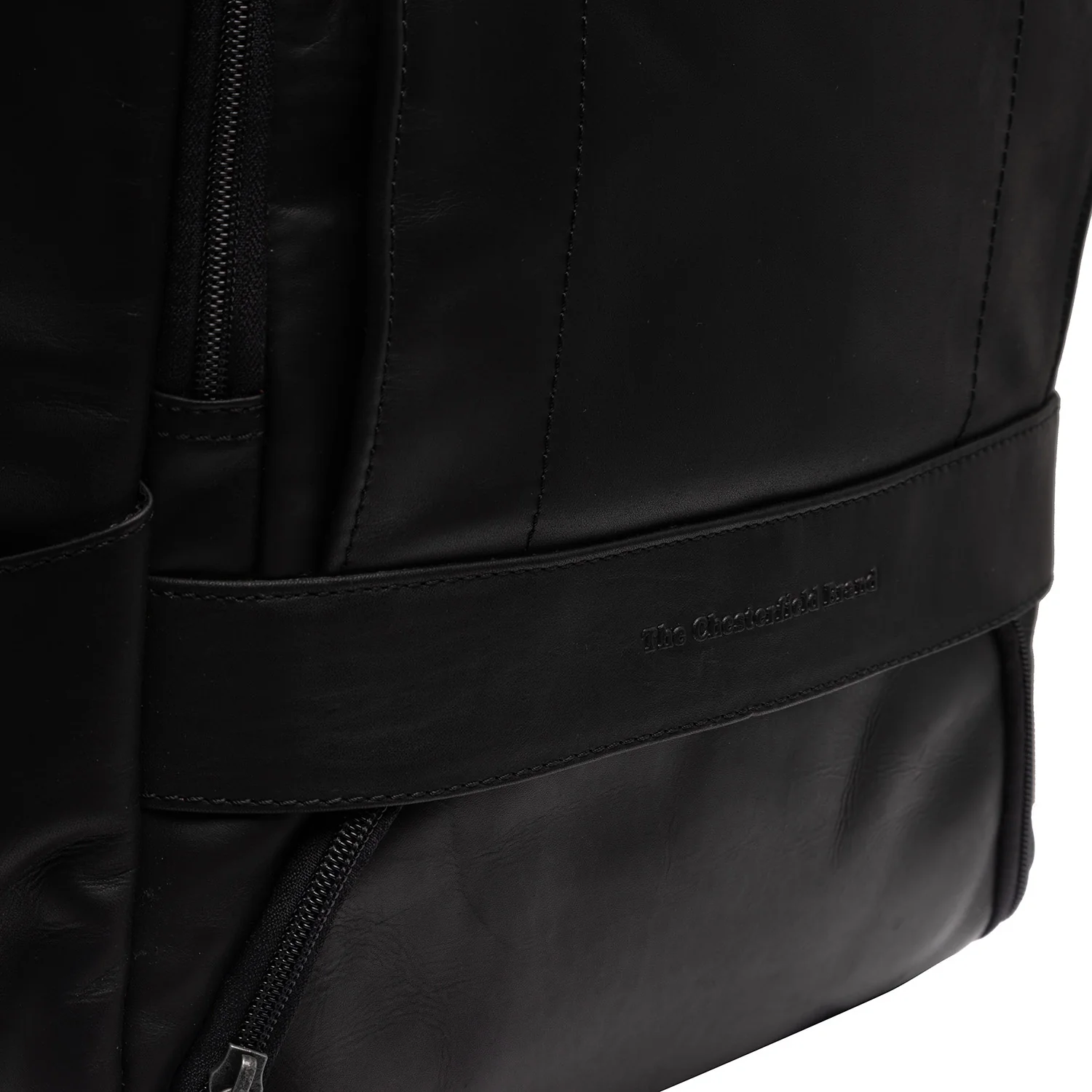 Leather Backpack Black Rich - Image 6