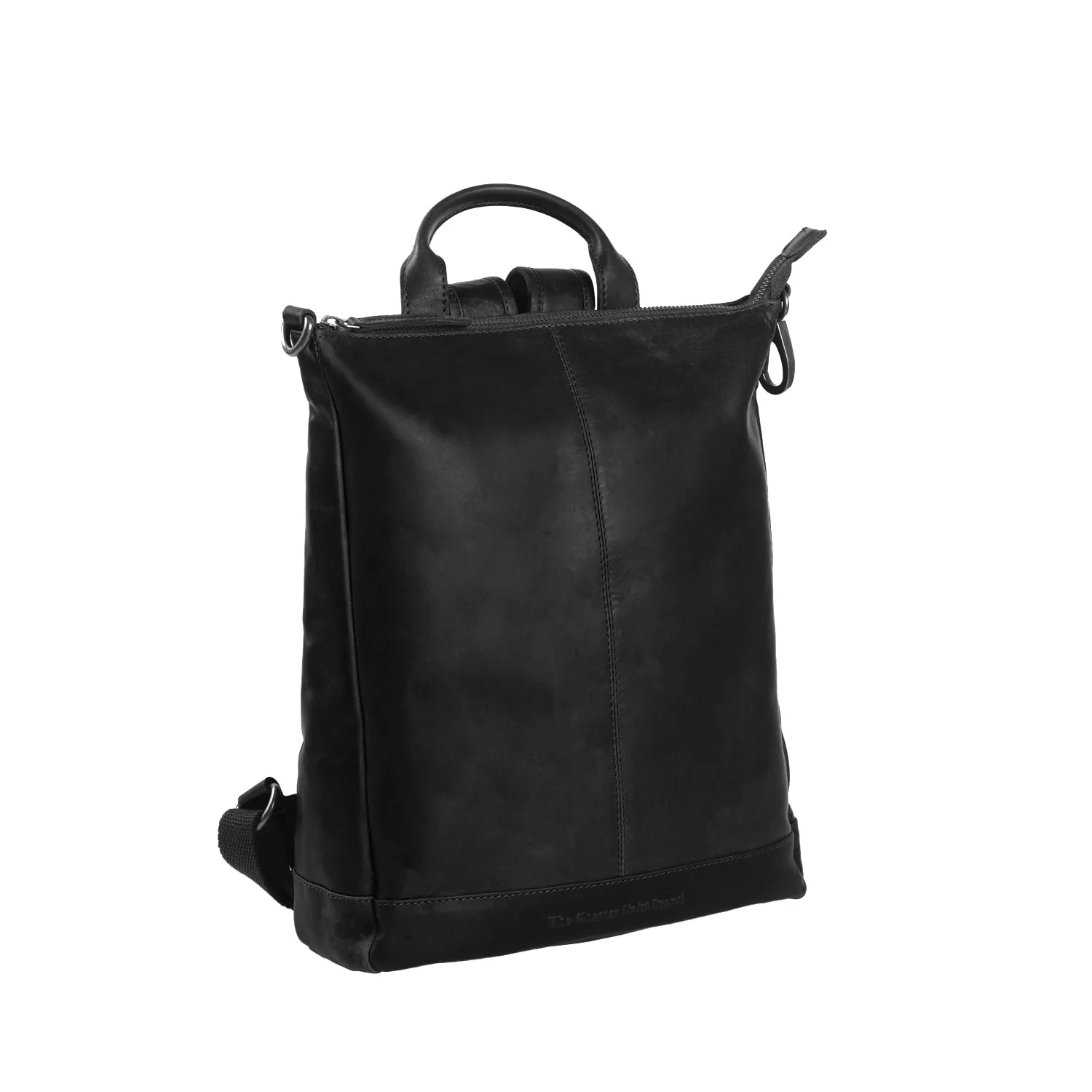 Leather Backpack Black Saar - Image 3