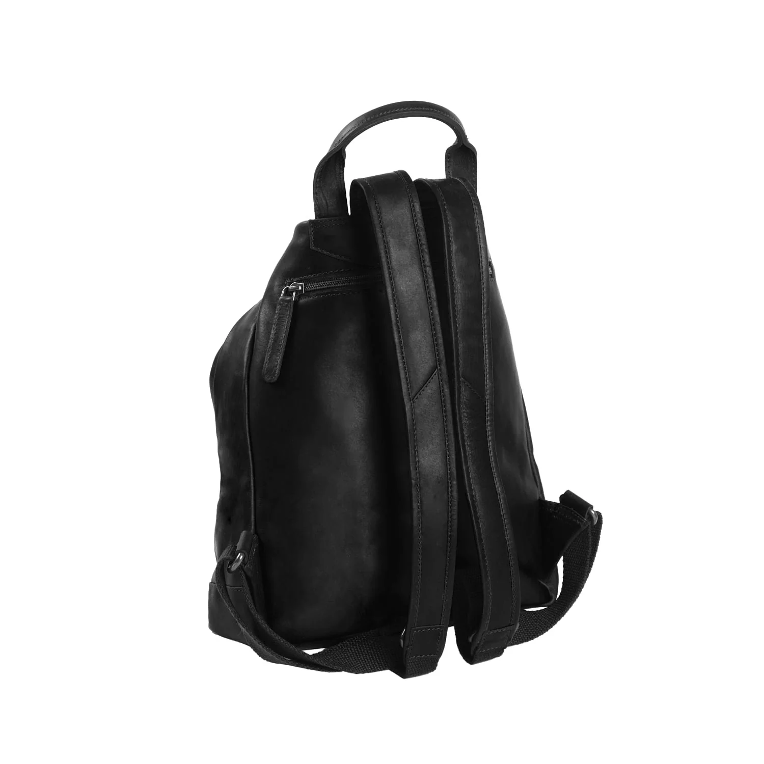 Leather Backpack Black Saar - Image 7