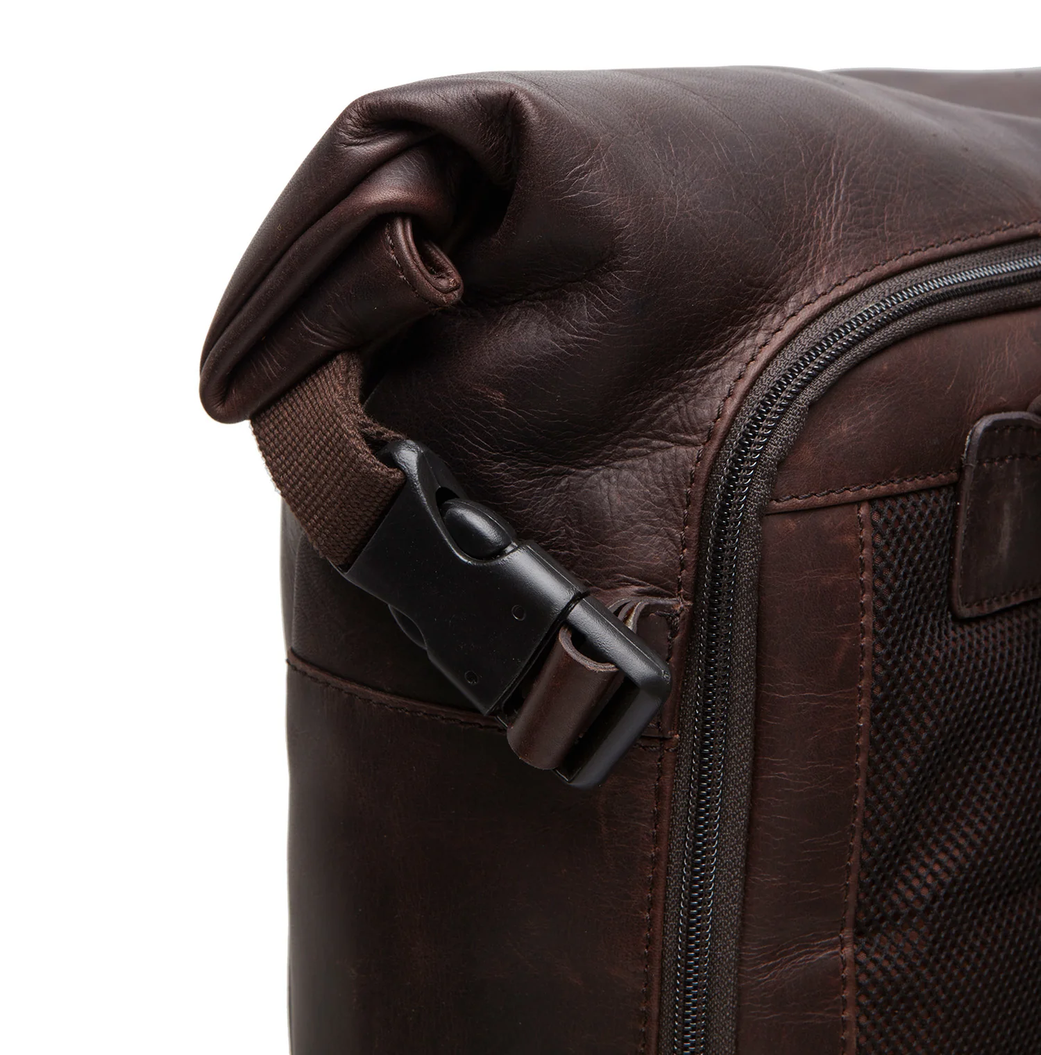 Leather Backpack Brown Liverpool - Image 3