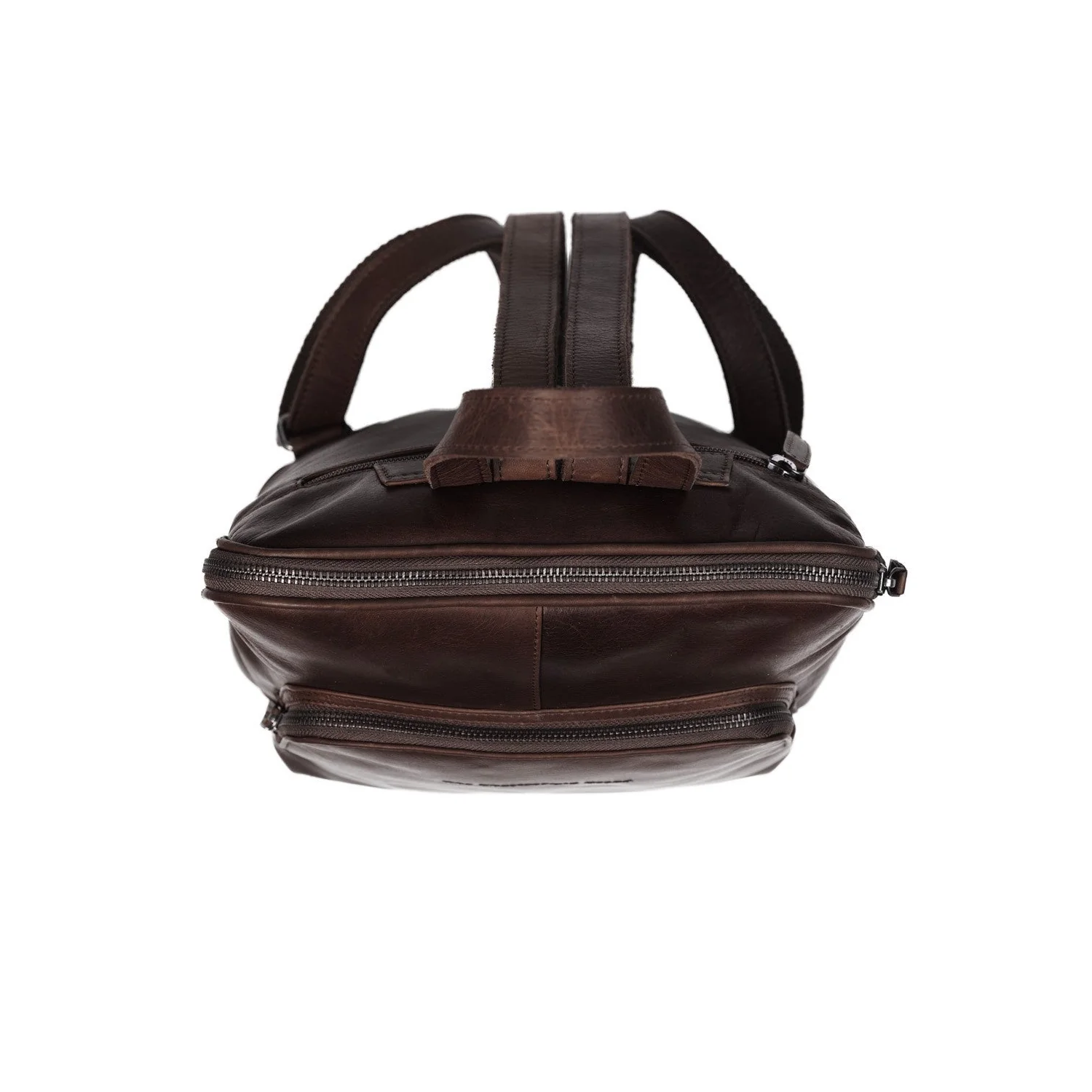 Leather Backpack Brown Naomi - Image 3