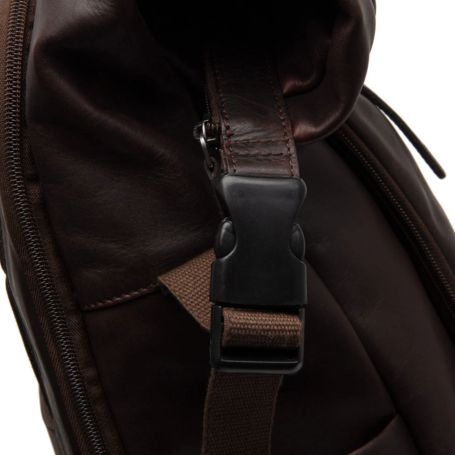 Leather Backpack Brown Remo - Image 7