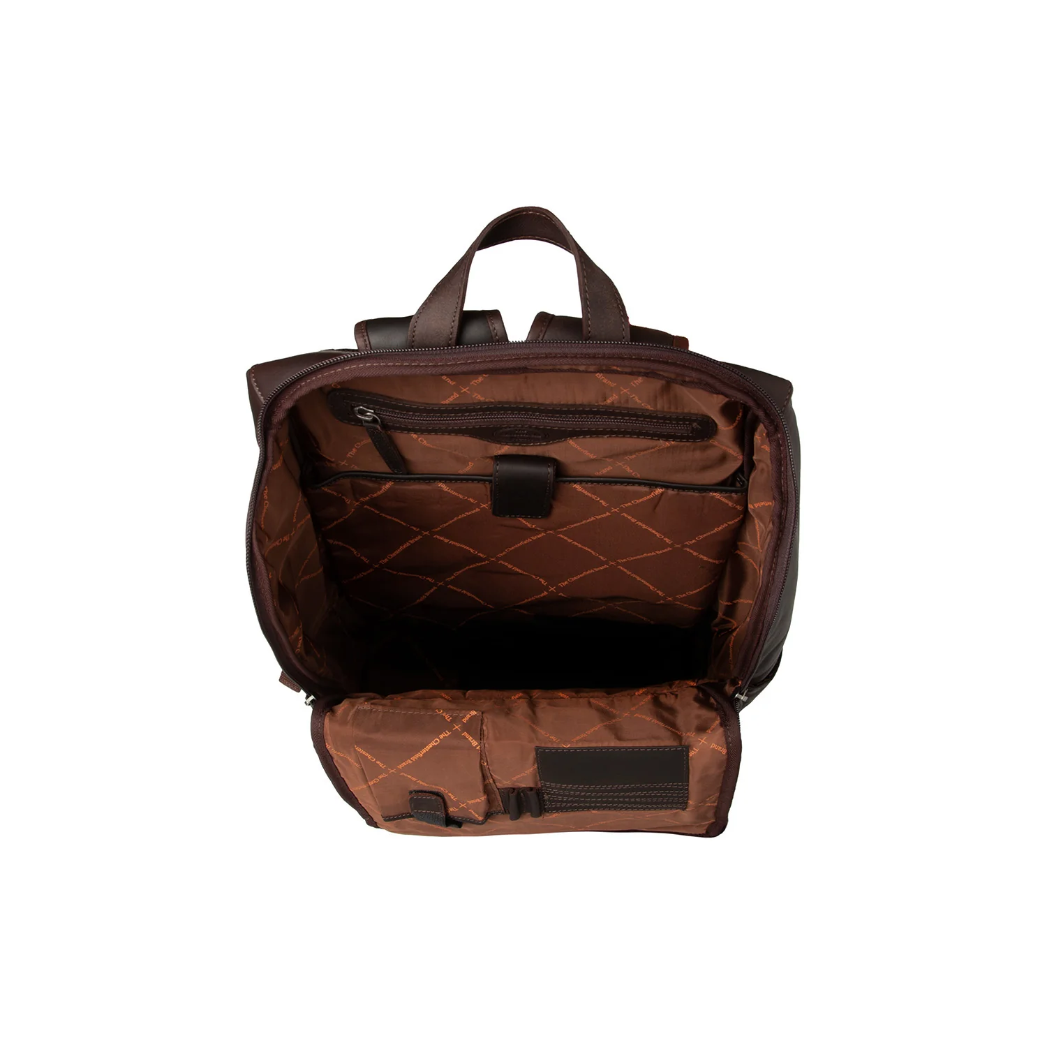Leather Backpack Brown Rich - Image 4