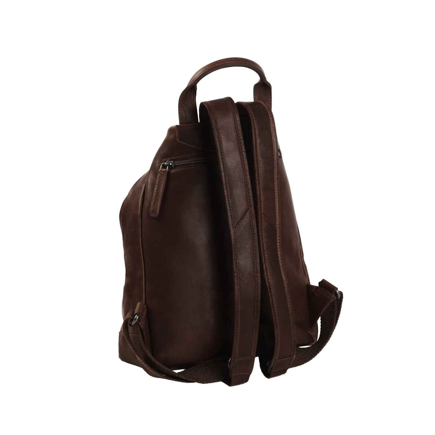 Leather Backpack Brown Saar - Image 6