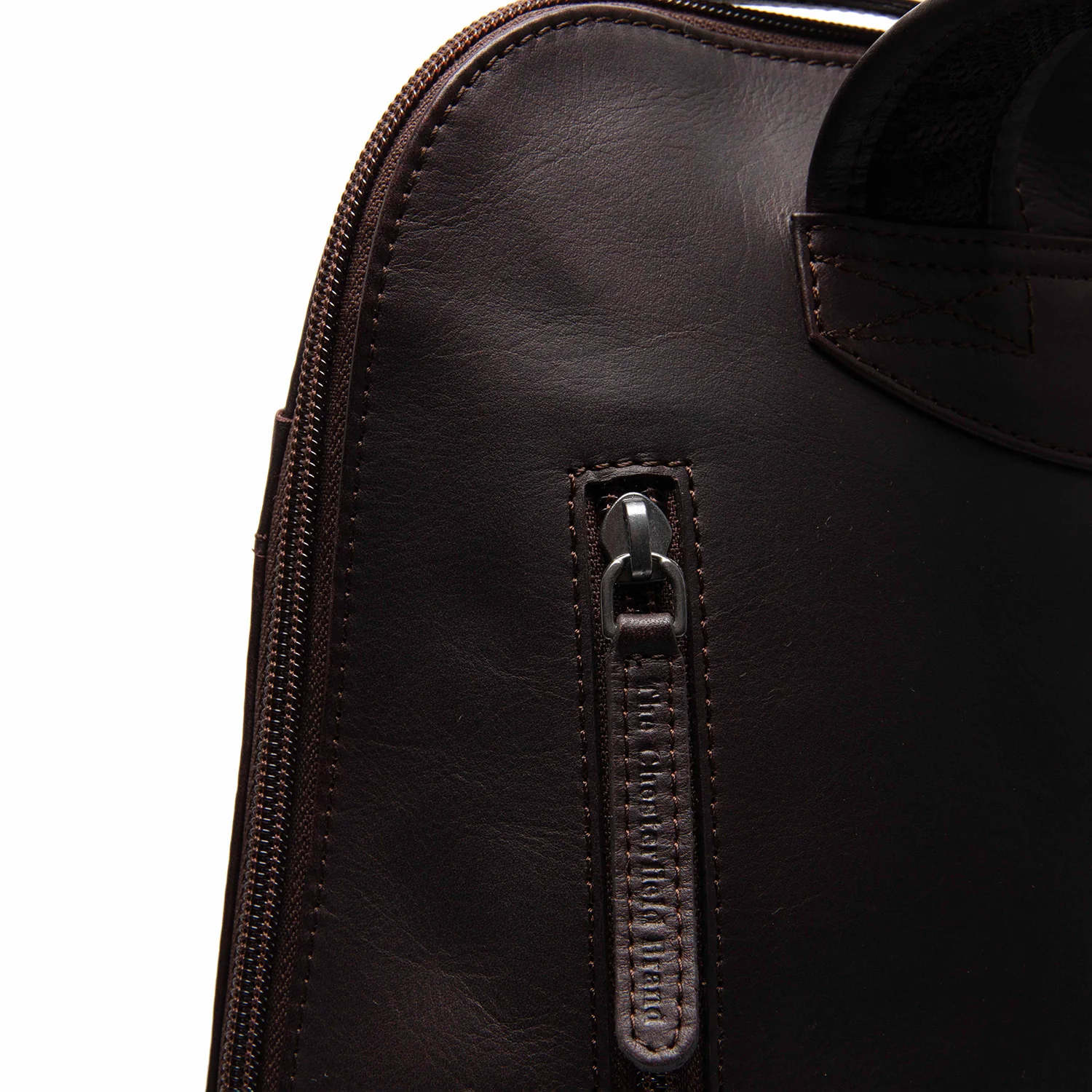 Leather Backpack Brown Tigris - Image 3