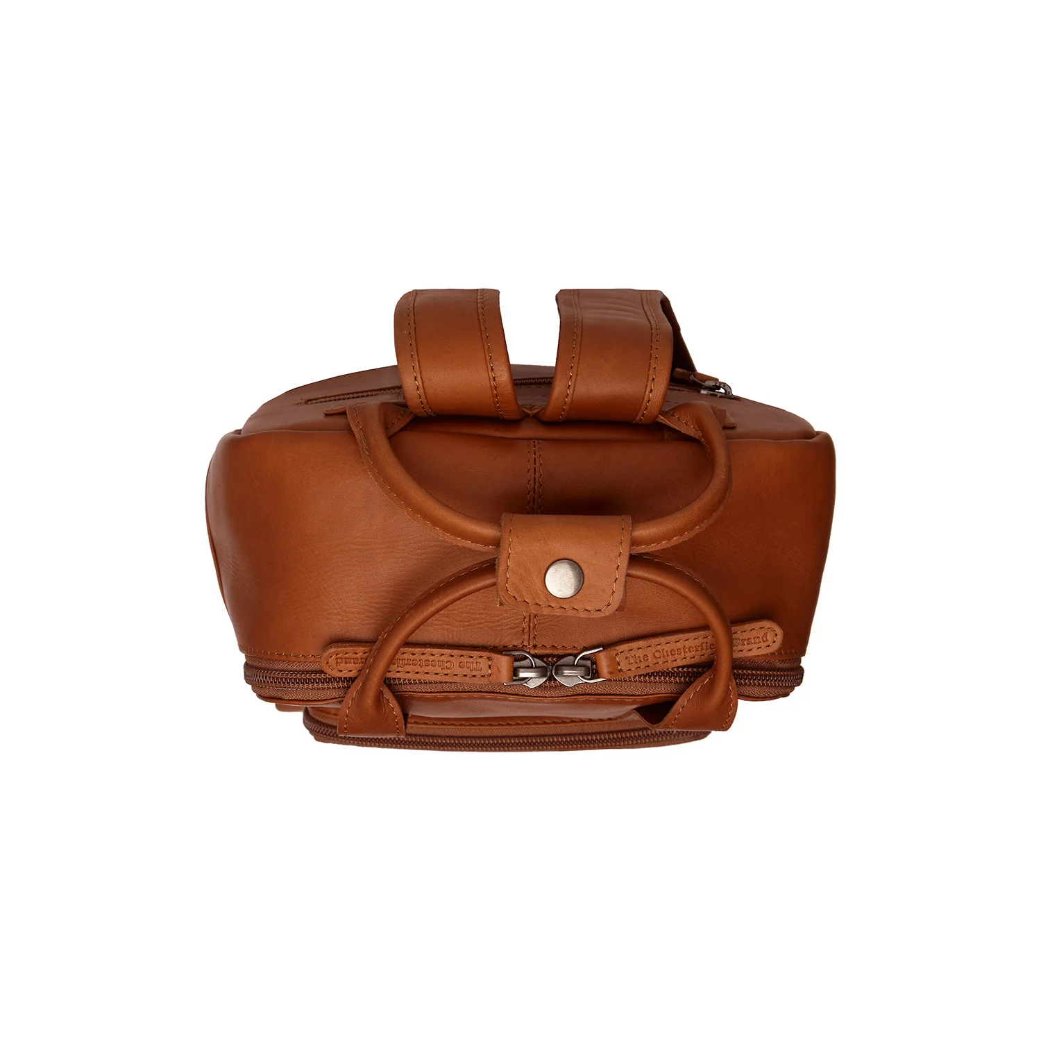 Leather Backpack Cognac Bellary - Image 5