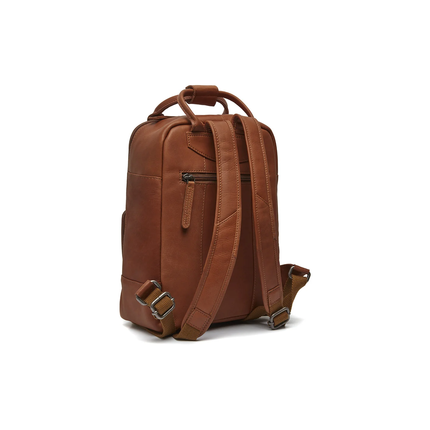 Leather Backpack Cognac Bellary - Image 8