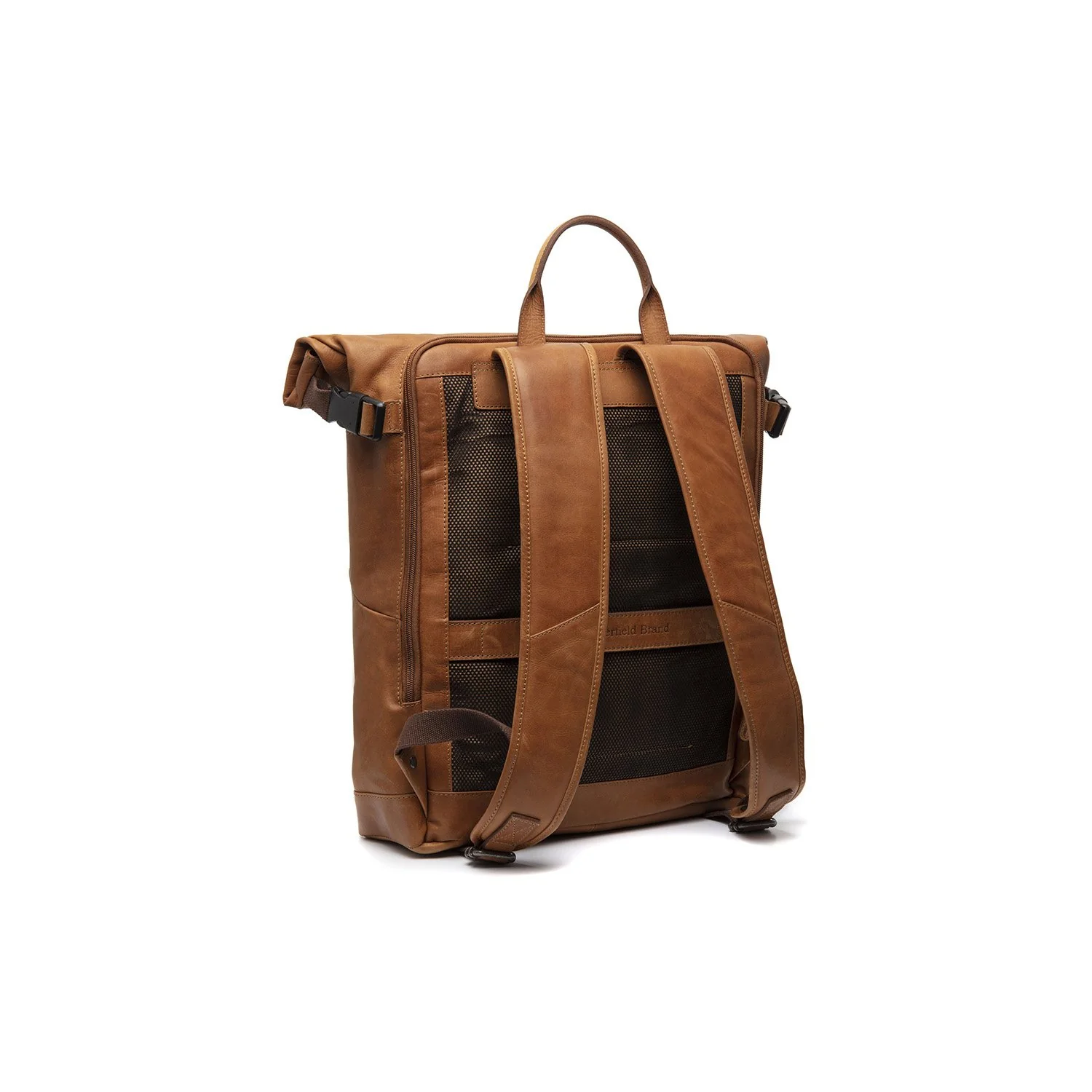 Leather Backpack Cognac Liverpool - Image 7