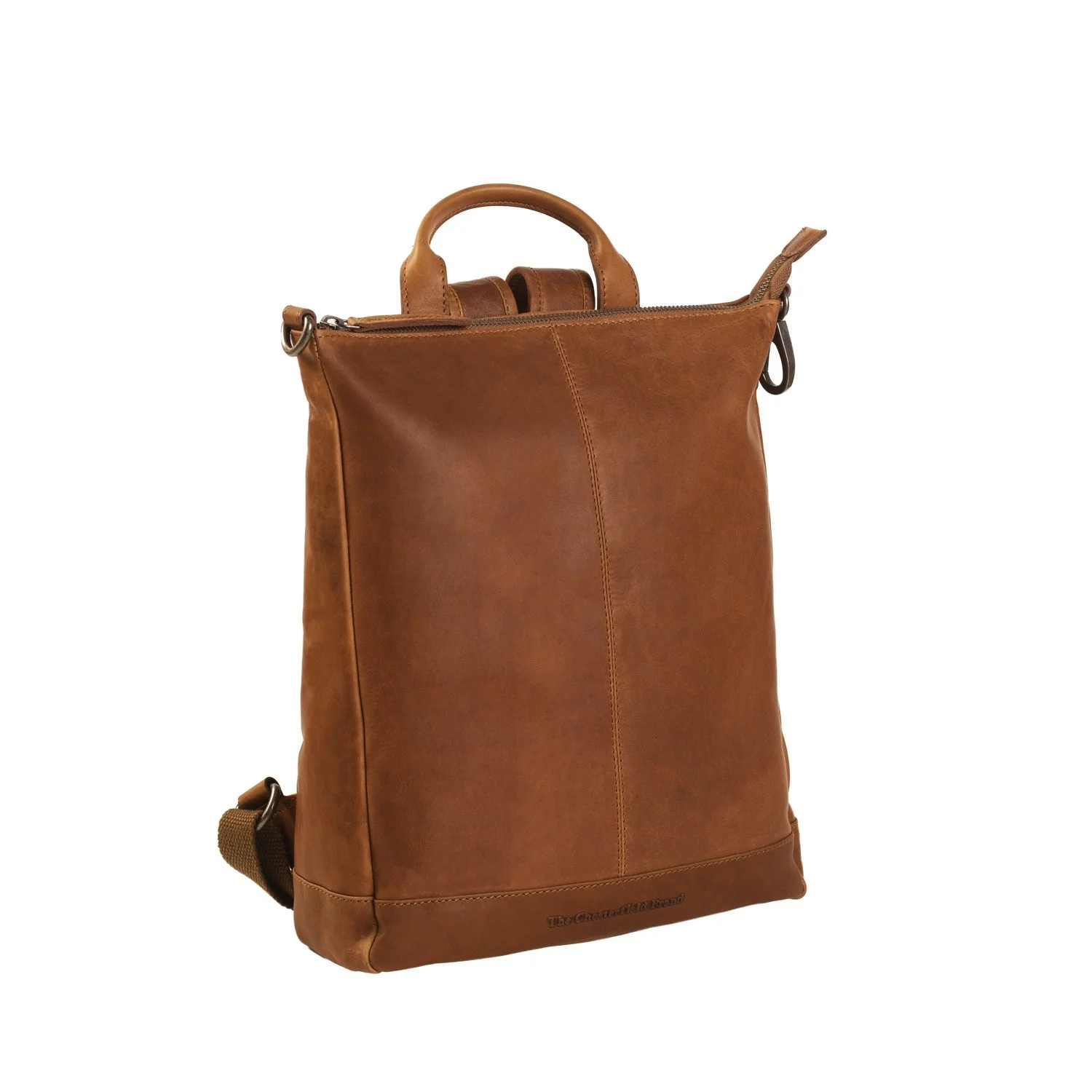 Leather Backpack Cognac Saar - Image 3