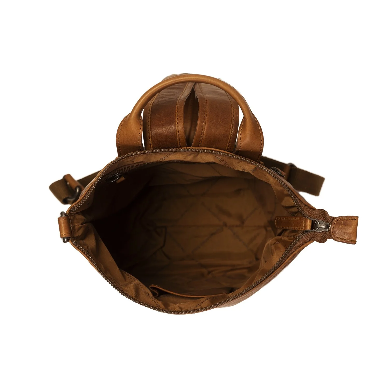 Leather Backpack Cognac Saar - Image 4