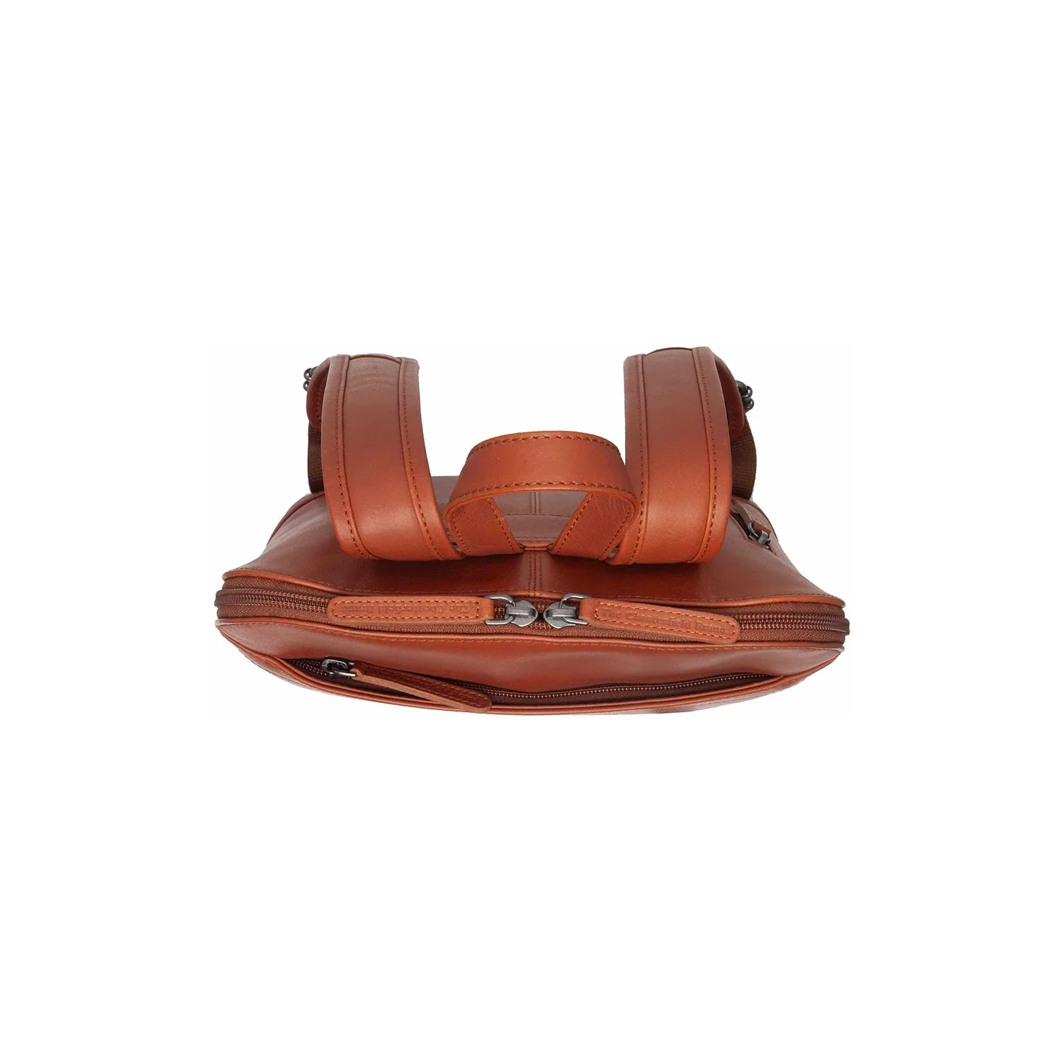 Leather Backpack Cognac Tigris - Image 4