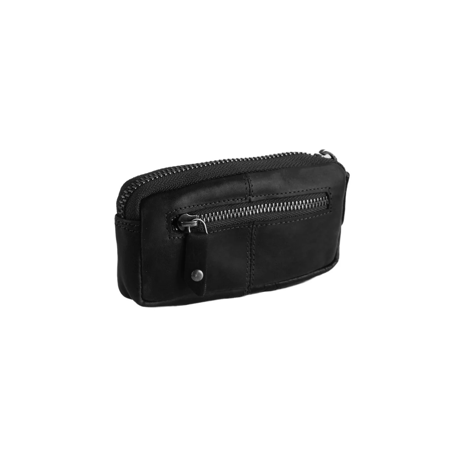 Leather Key Pouch Black Corey - Image 4