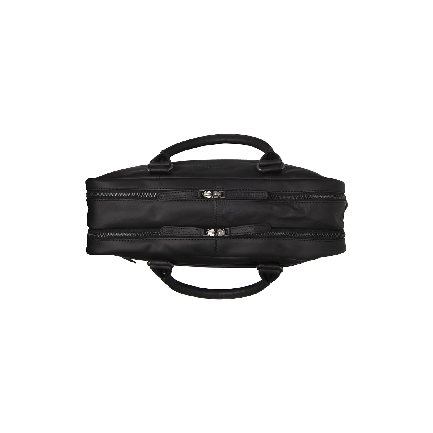 Leather Laptop Bag Black Boston - Image 4