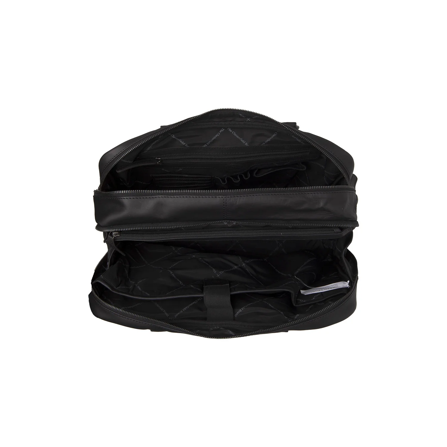 Leather Laptop Bag Black Boston - Image 5