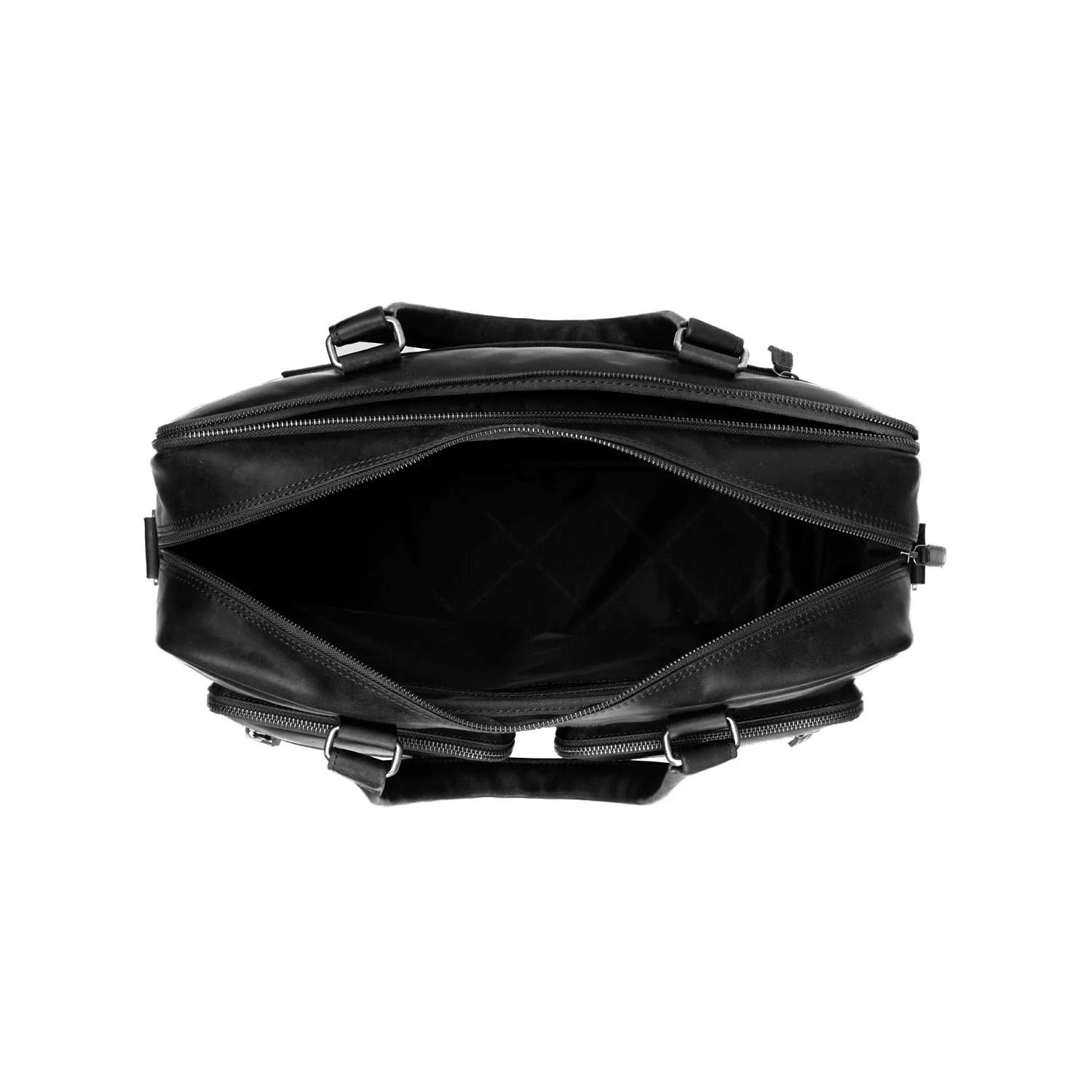 Leather Laptop Bag Black Misha - Image 4