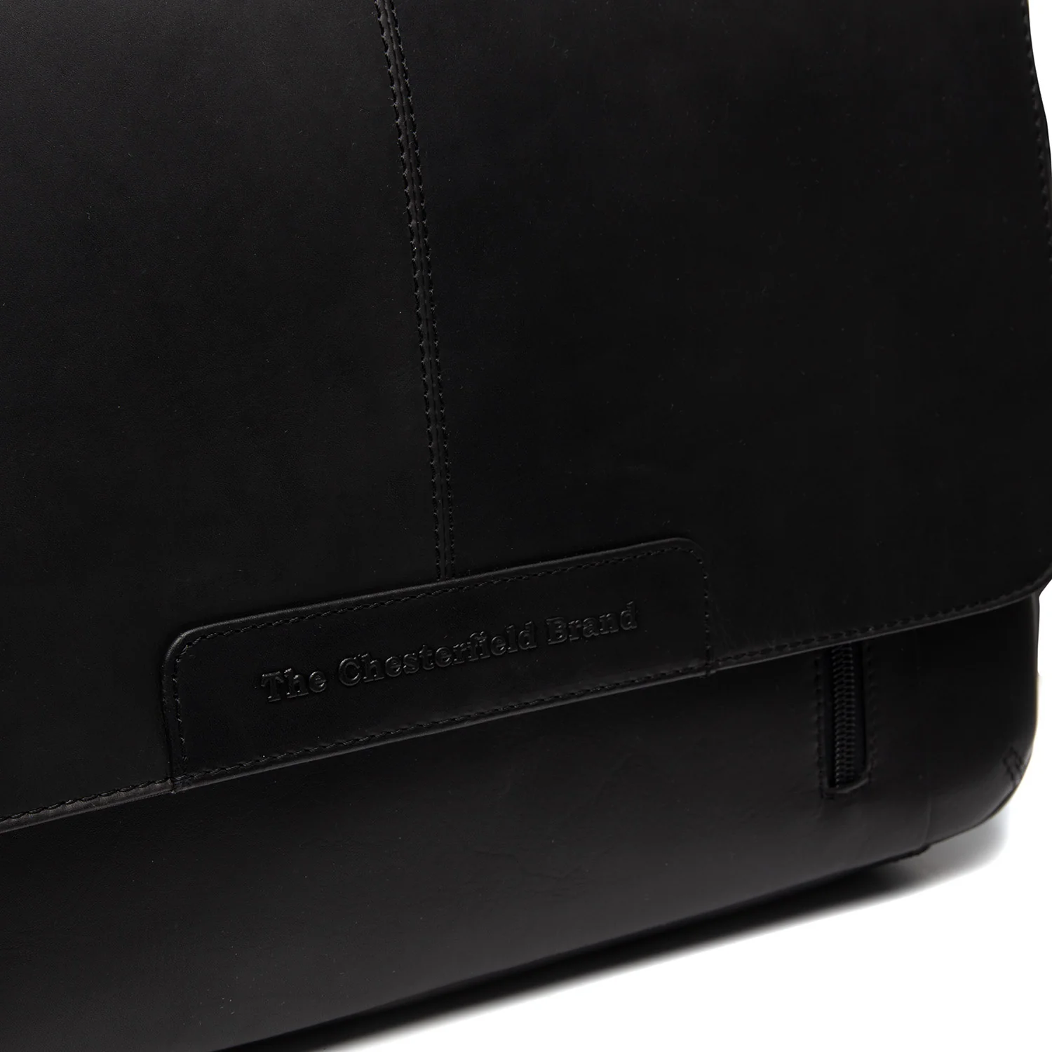 Leather Laptop Bag Black Richard - Image 5