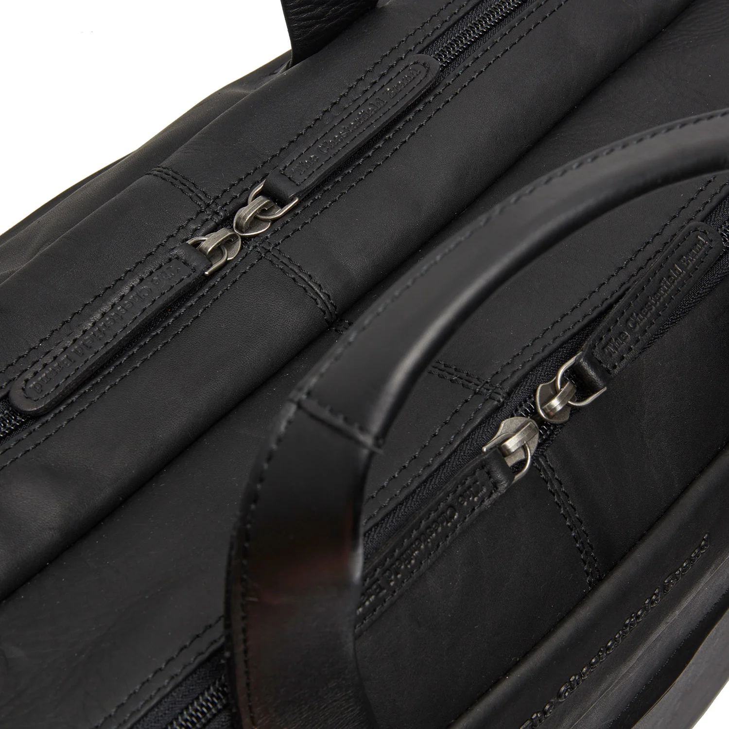 Leather Laptop Bag Black Ryan - Image 5