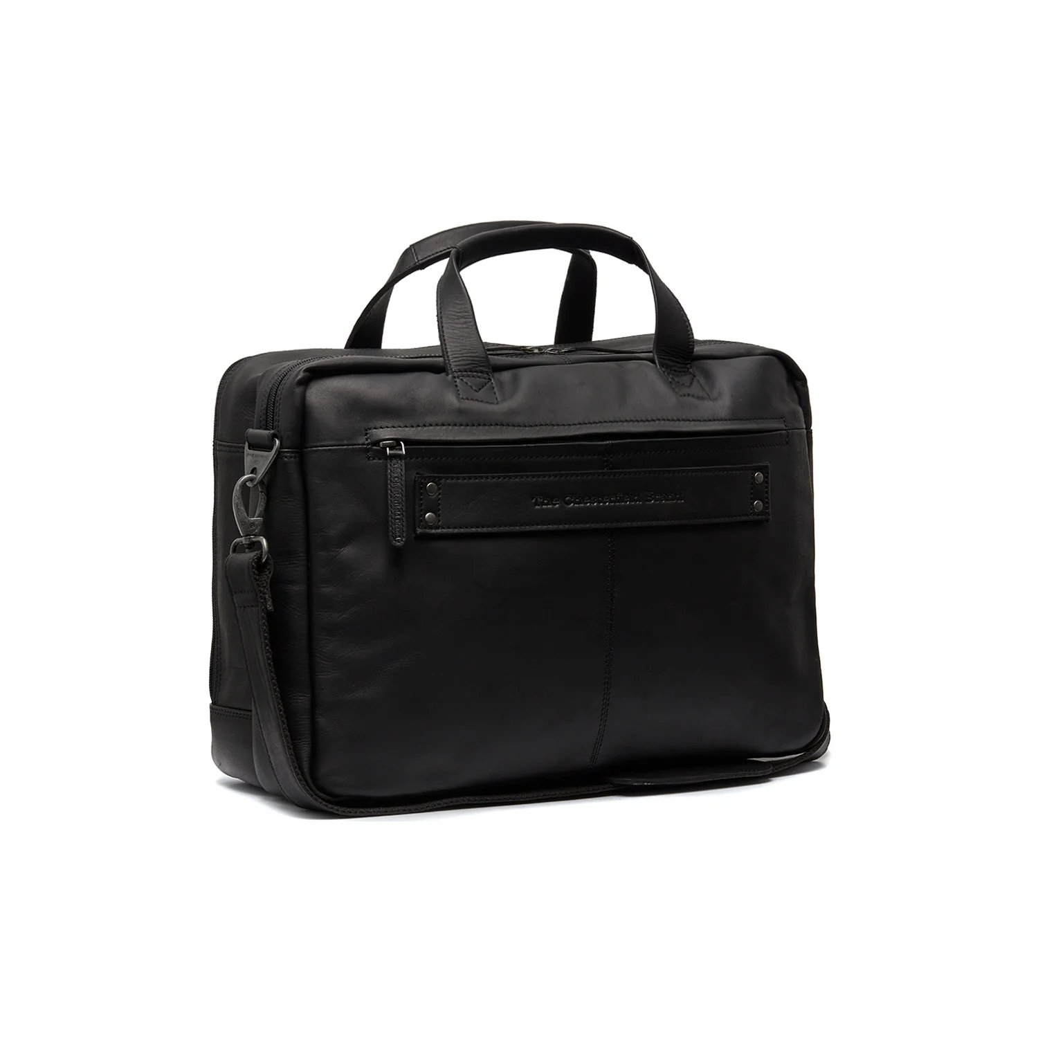 Leather Laptop Bag Black Ryan - Image 7