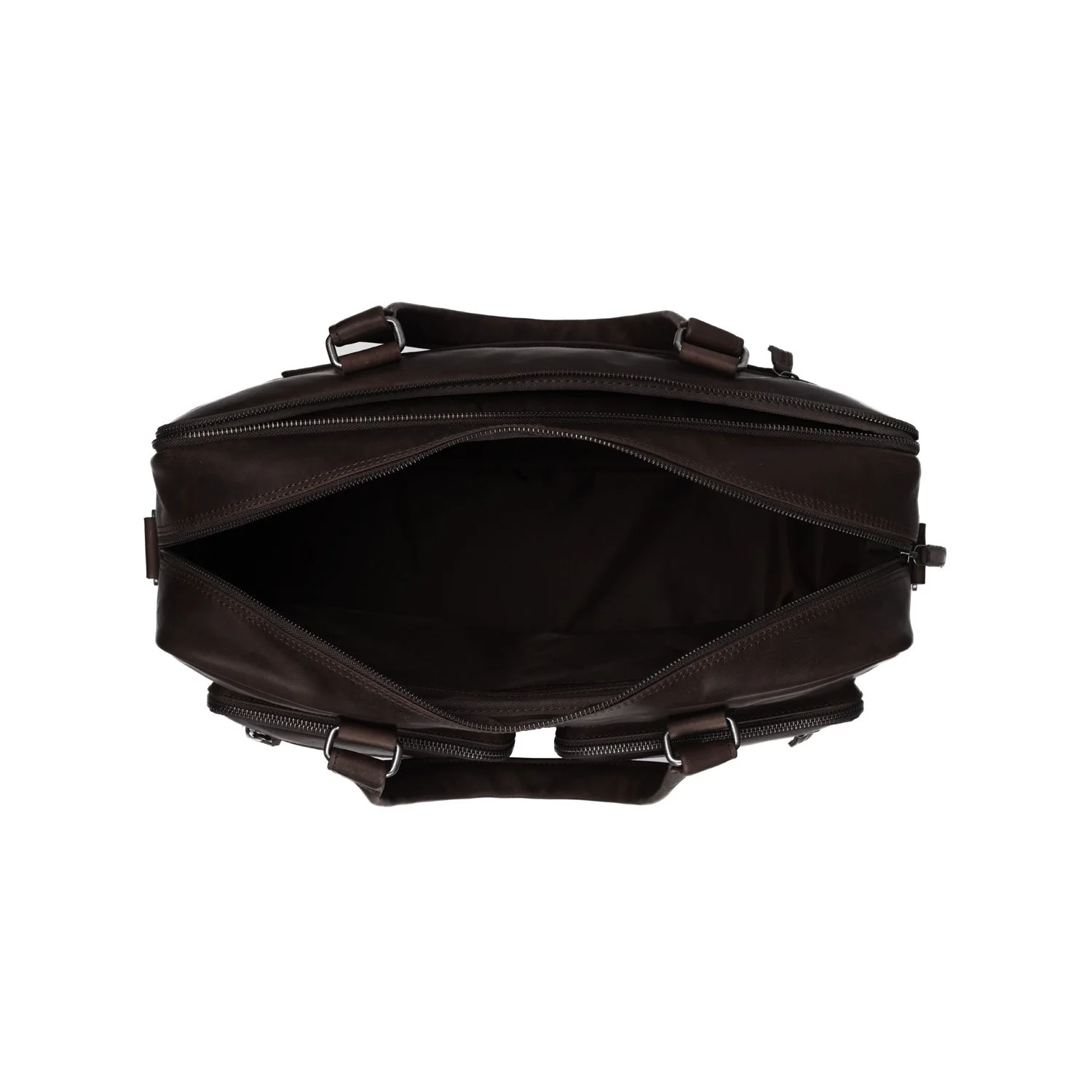 Leather Laptop Bag Brown Misha - Image 4