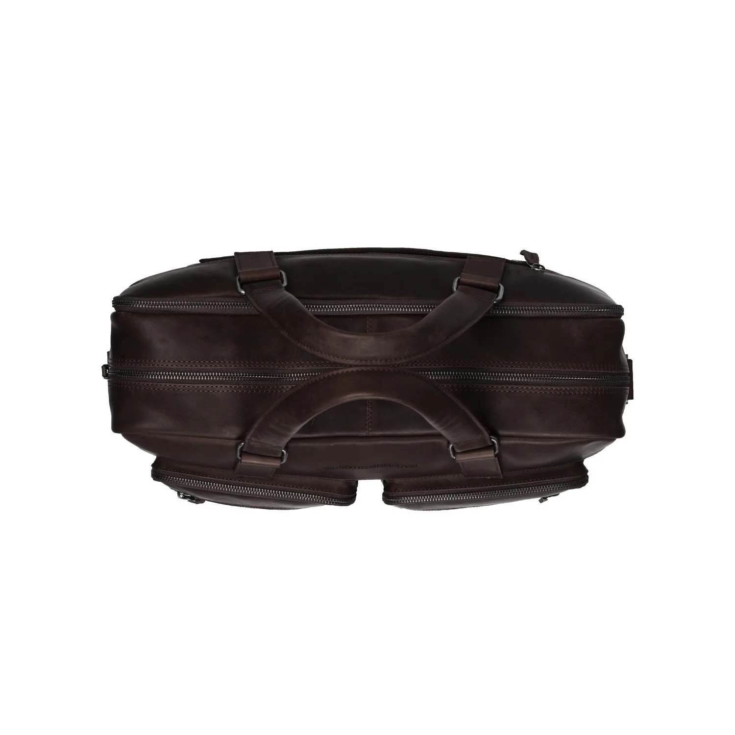 Leather Laptop Bag Brown Misha - Image 6