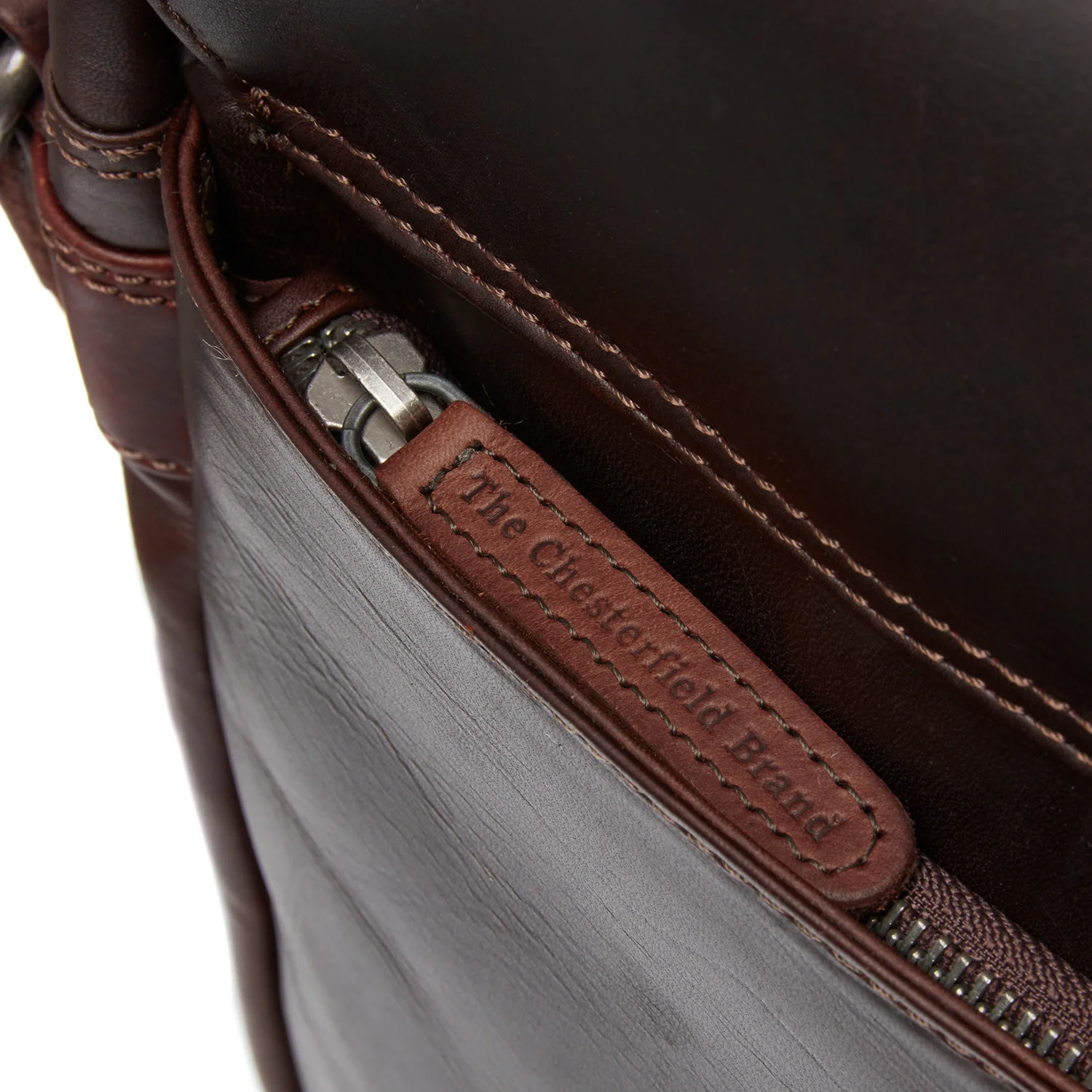 Leather Laptop Bag Brown Richard - Image 6