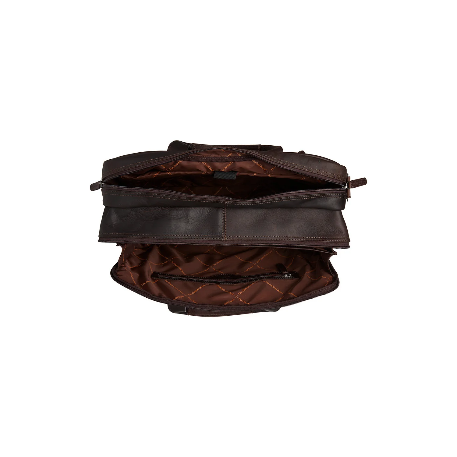 Leather Laptop Bag Brown Ryan - Image 5