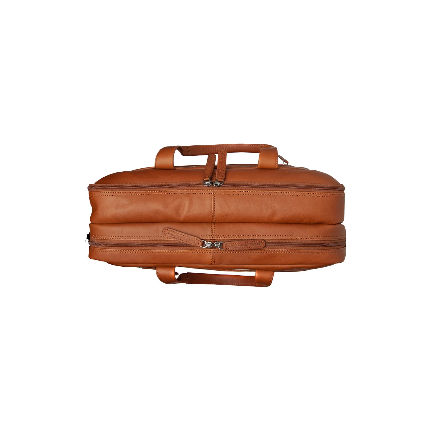 Leather Laptop Bag Cognac Ryan - Image 7