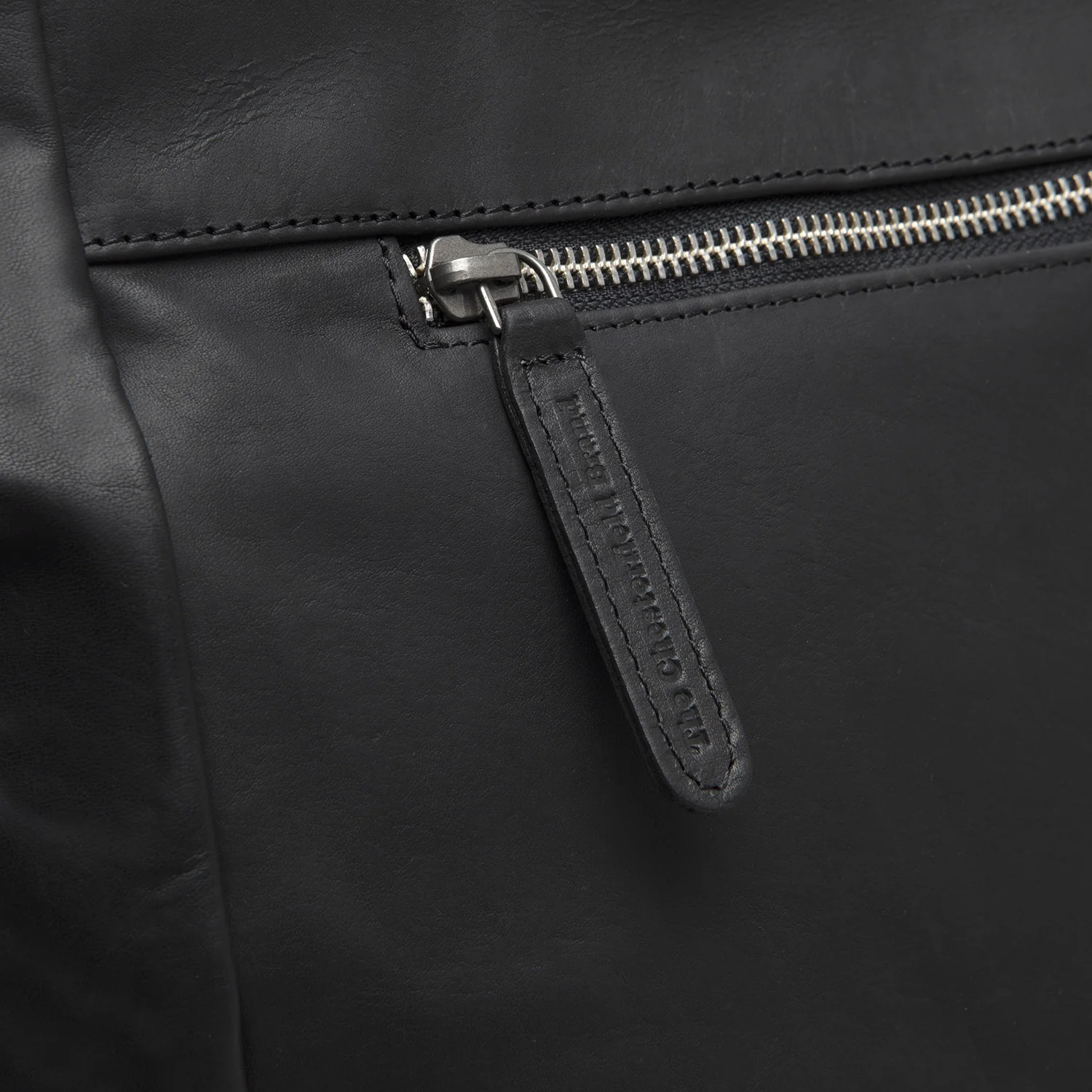 Leather Shopper Black Berlin - Image 4