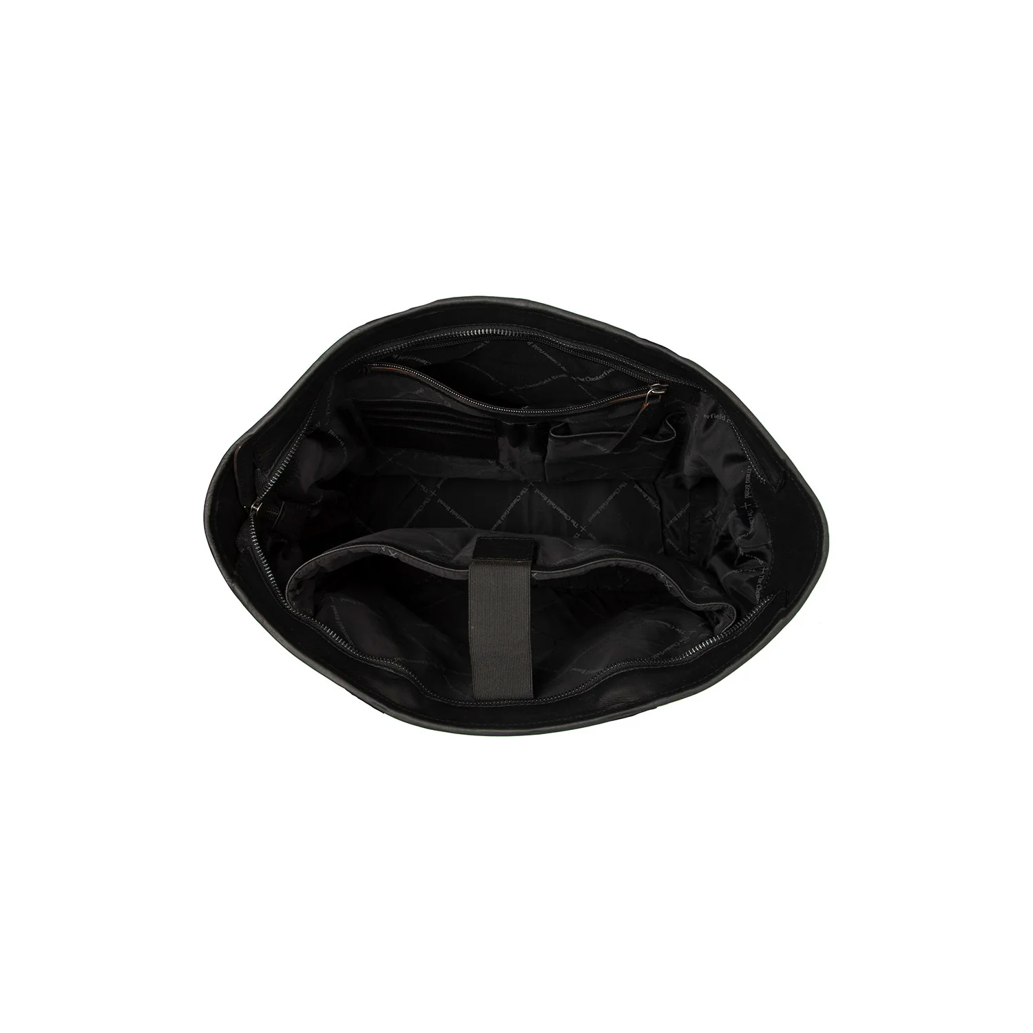 Leather Shopper Black Monza - Image 4