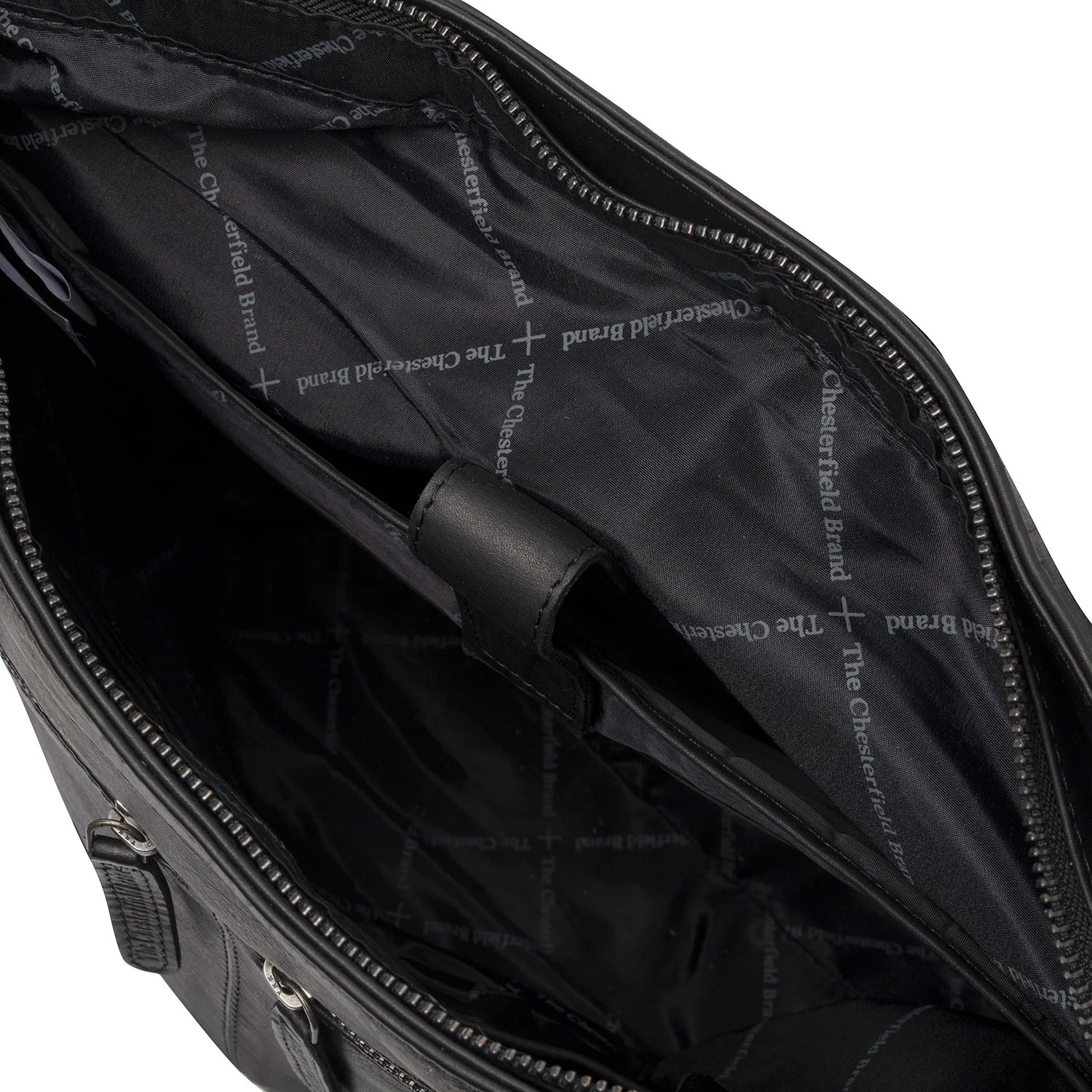 Leather Shopper Black Rome - Image 3