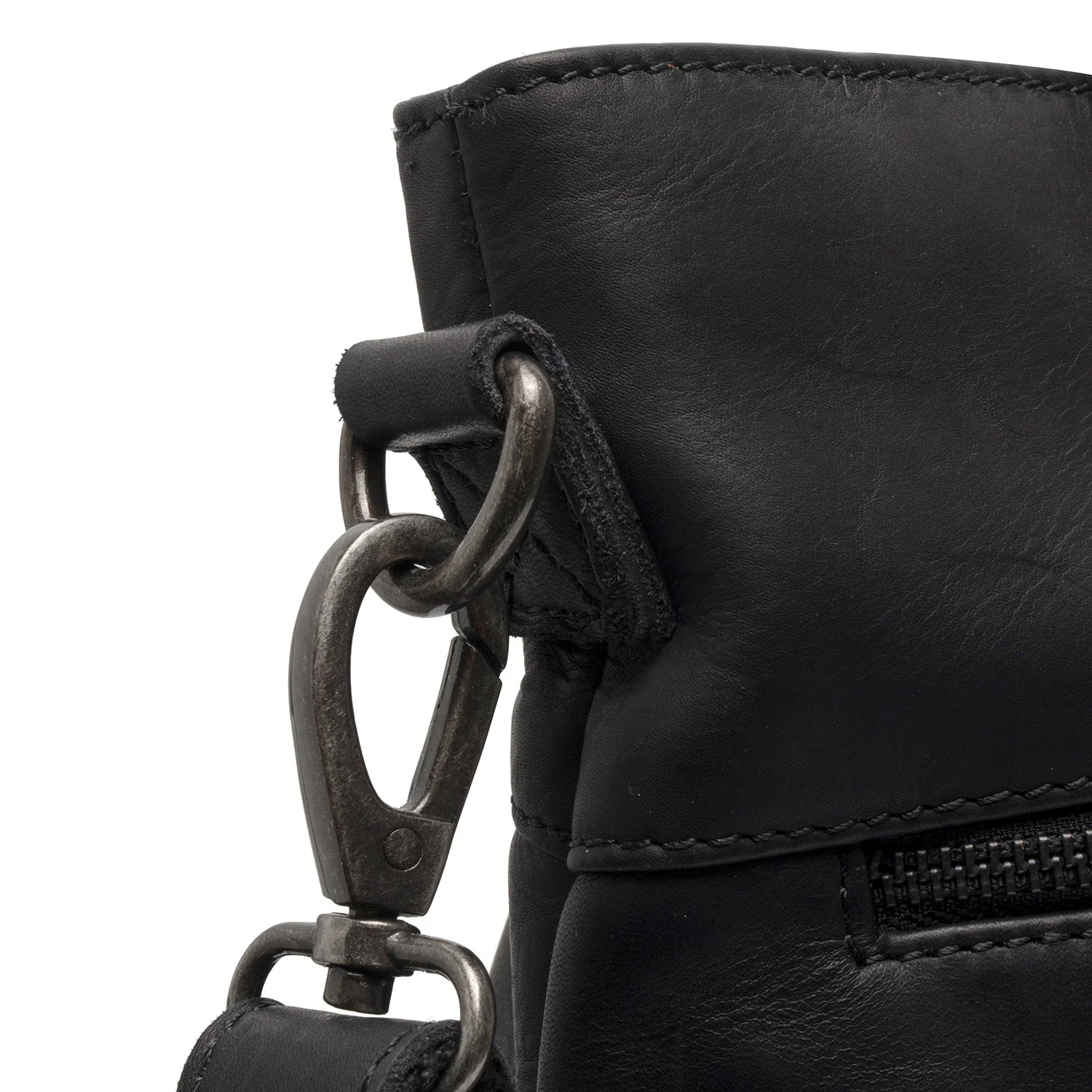 Leather Shopper Black Rome - Image 5