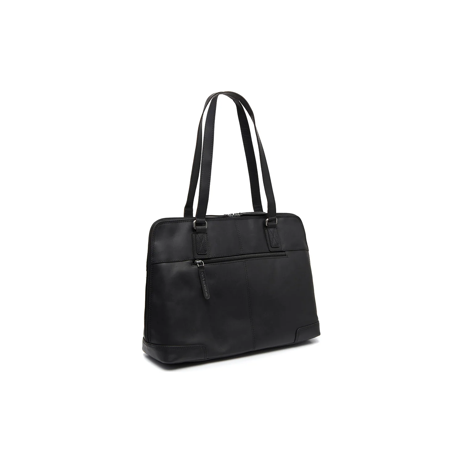 Leather Shoulder Bag Black Branson - Image 6