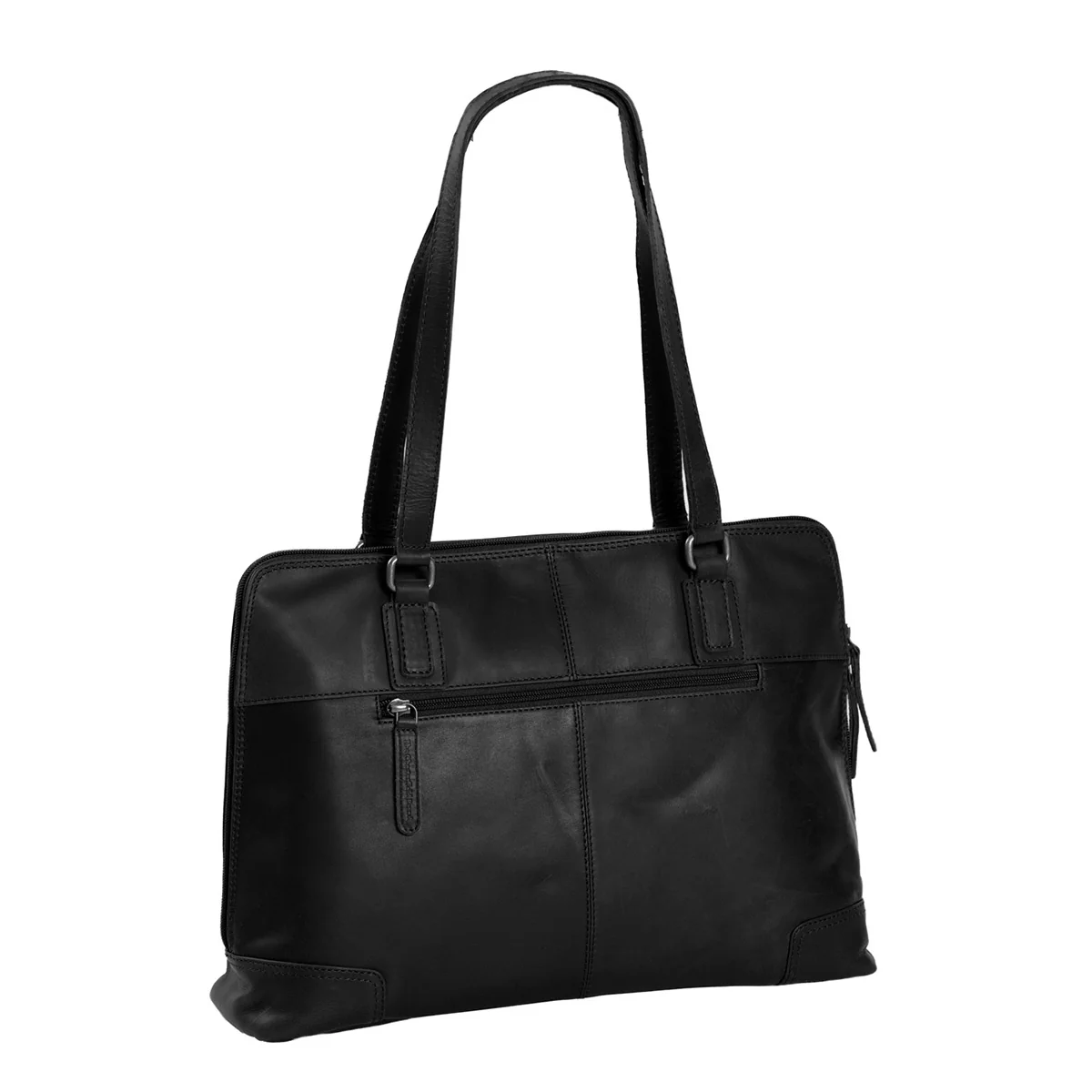 Leather Shoulder Bag Black Flint - Image 5