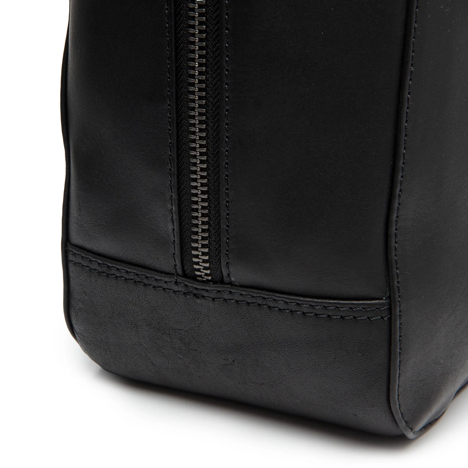 Leather Shoulder Bag Black Solvin - Image 3