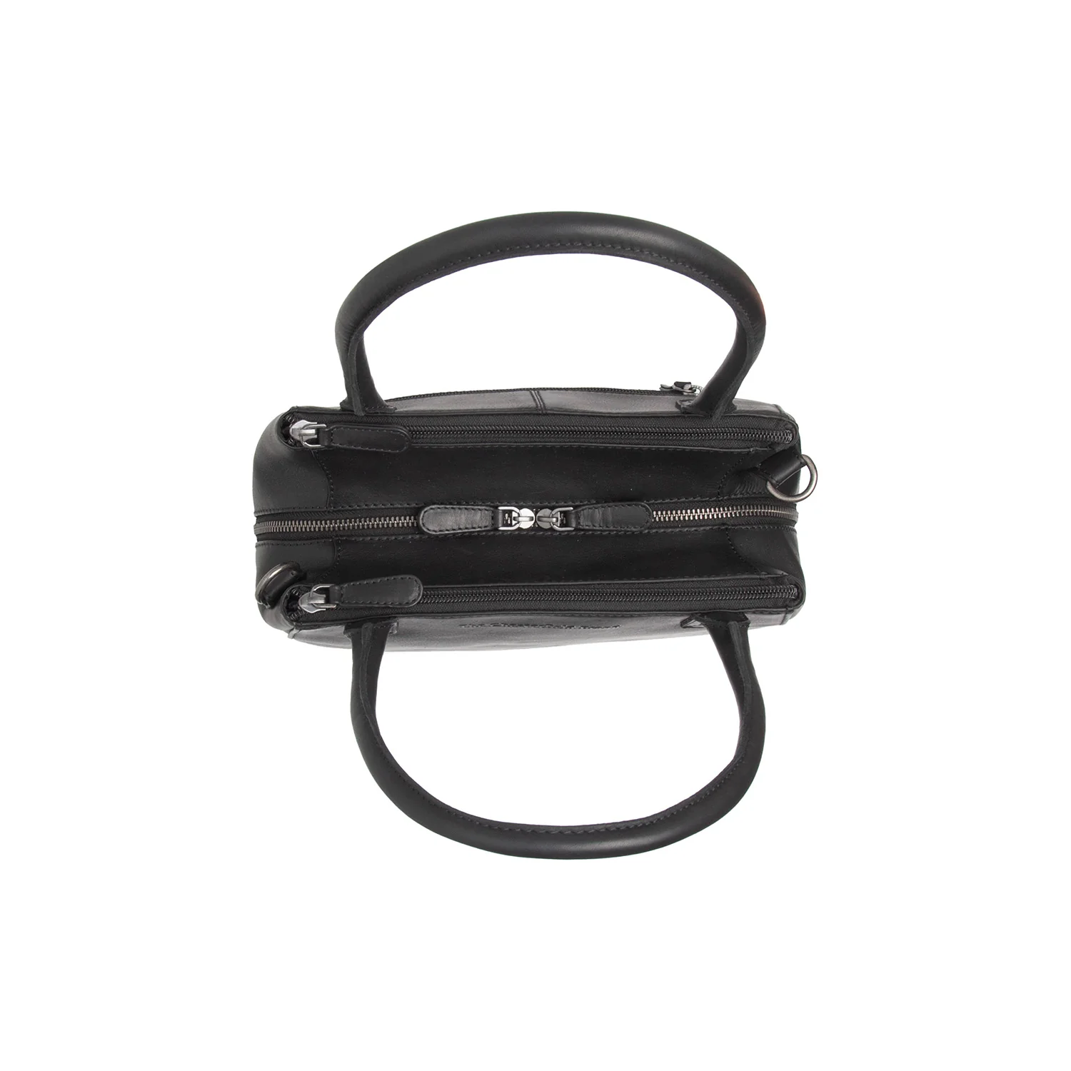 Leather Shoulder Bag Black Solvin - Image 4