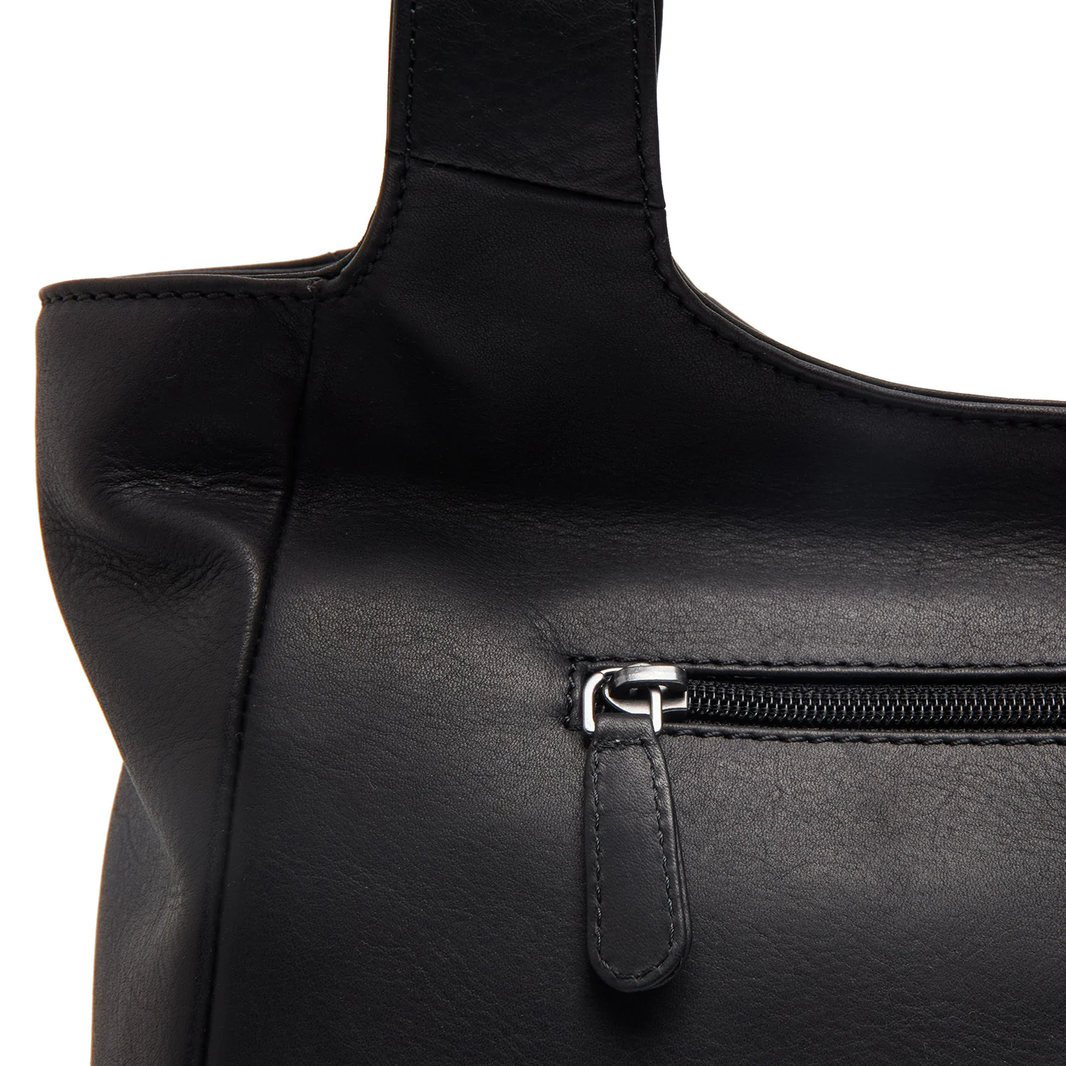 Leather Shoulder Bag Black Tofino - Image 3