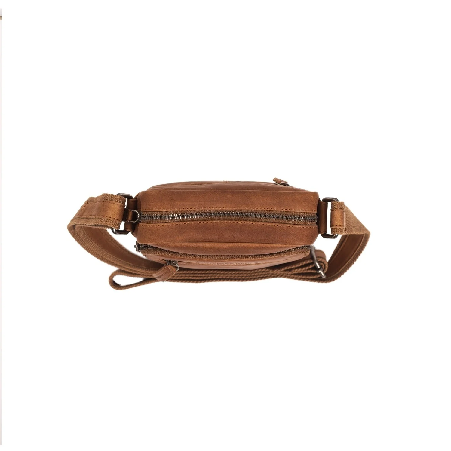 Leather Shoulder Bag Cognac Birmingham - Image 5