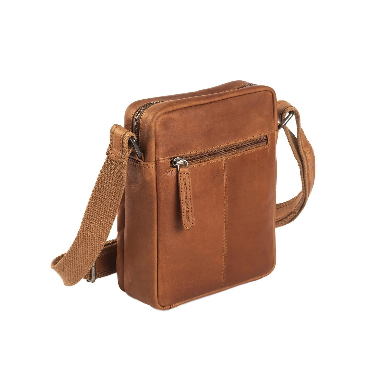 Leather Shoulder Bag Cognac Birmingham - Image 6