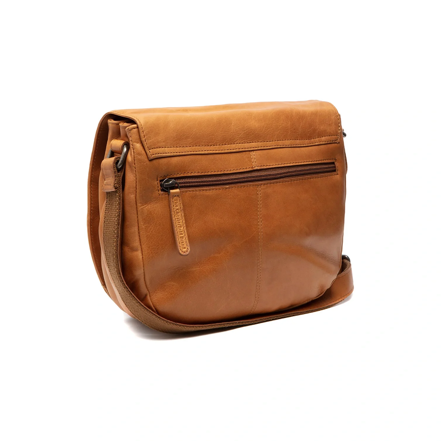 Leather Shoulder Bag Cognac Millie - Image 5