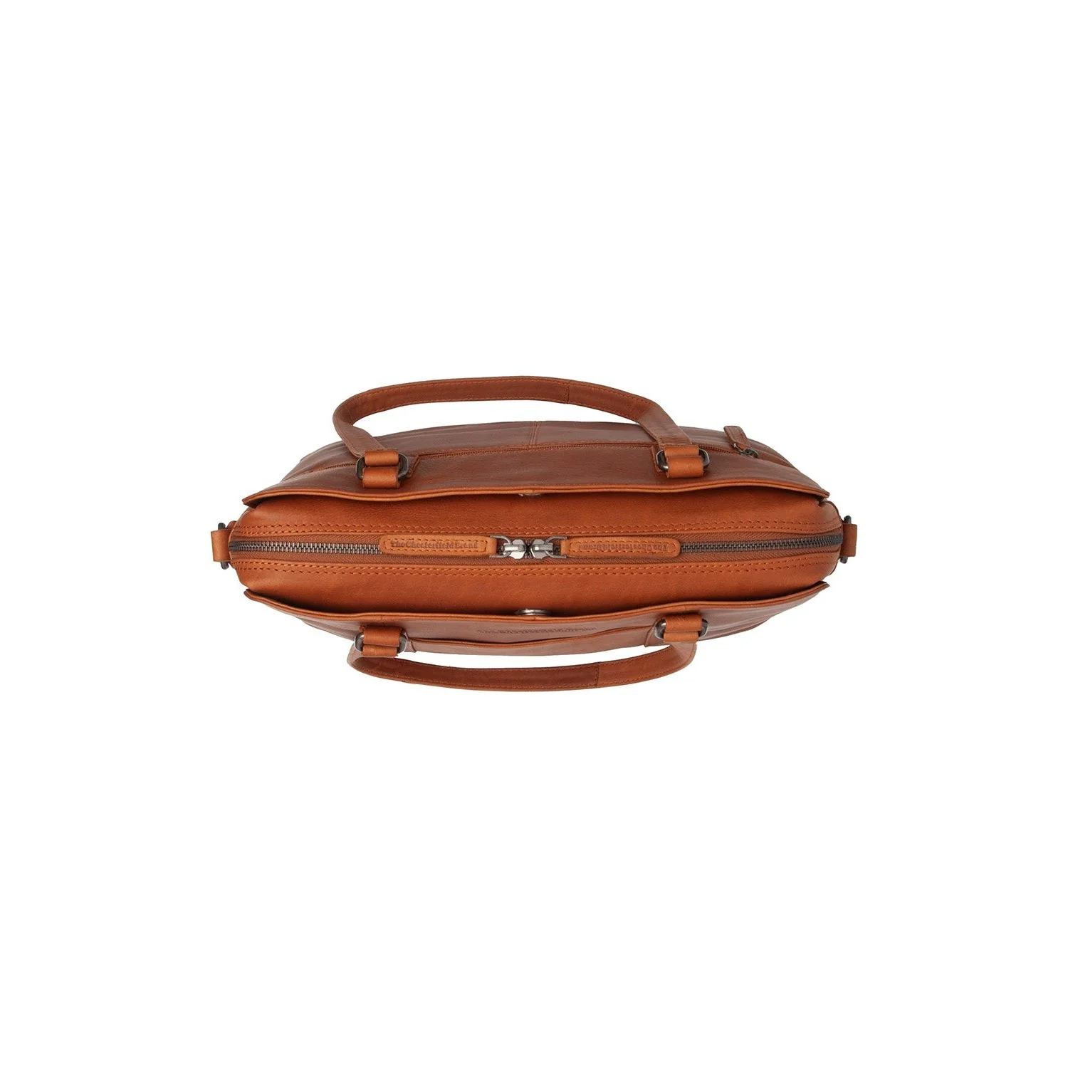 Leather Shoulder Bag Cognac Pretoria - Image 3